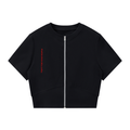 T-shirt Crop z Zamkiem – Nowrocky™