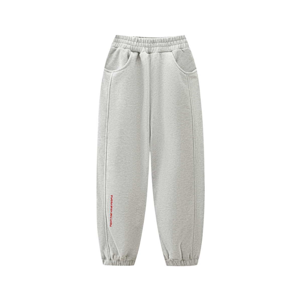 Spodnie Dresowe Dziecięce Fleece Jogger – Nowrocky™ — dres dziecięcy na modelu, sylwetka