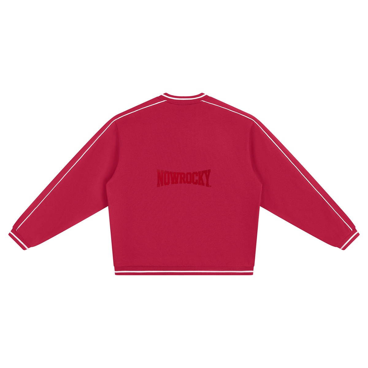 Bluza Raglan V-Neck Contrast Piping – Nowrocky™ — dekolt V i wykończenie krawędzi