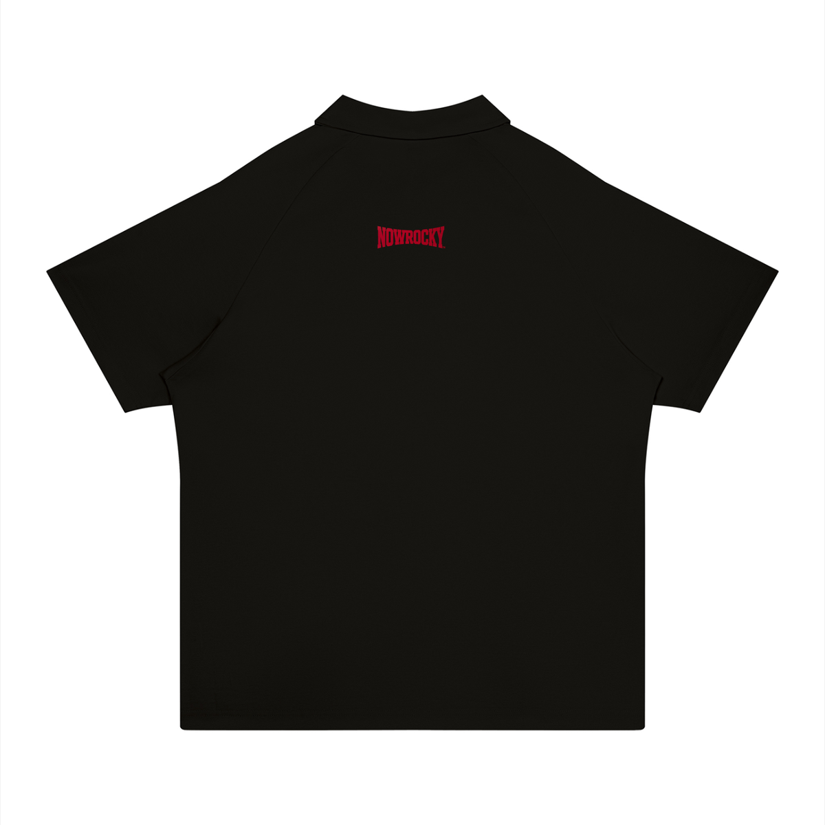Polo Regular Fit Raglan – Nowrocky™ — polo z rękawem raglanowym, widok z tyłu