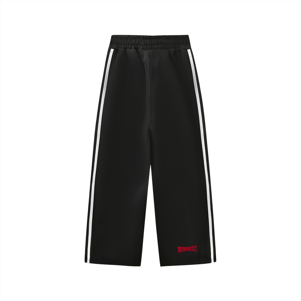 Spodnie Dresowe Dziecięce Contrast Tape – Nowrocky™ — dres dla dziecka z taśmą, widok z tyłu