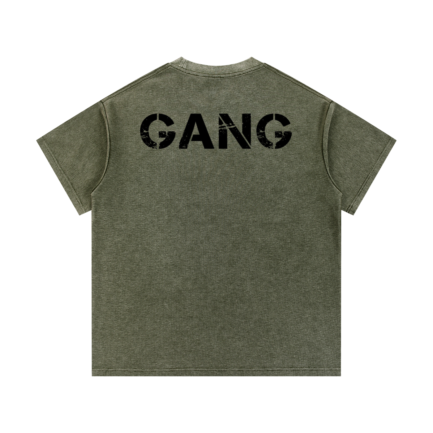 T-shirt Mineral Wash Waffle Knit – Nowrocky™