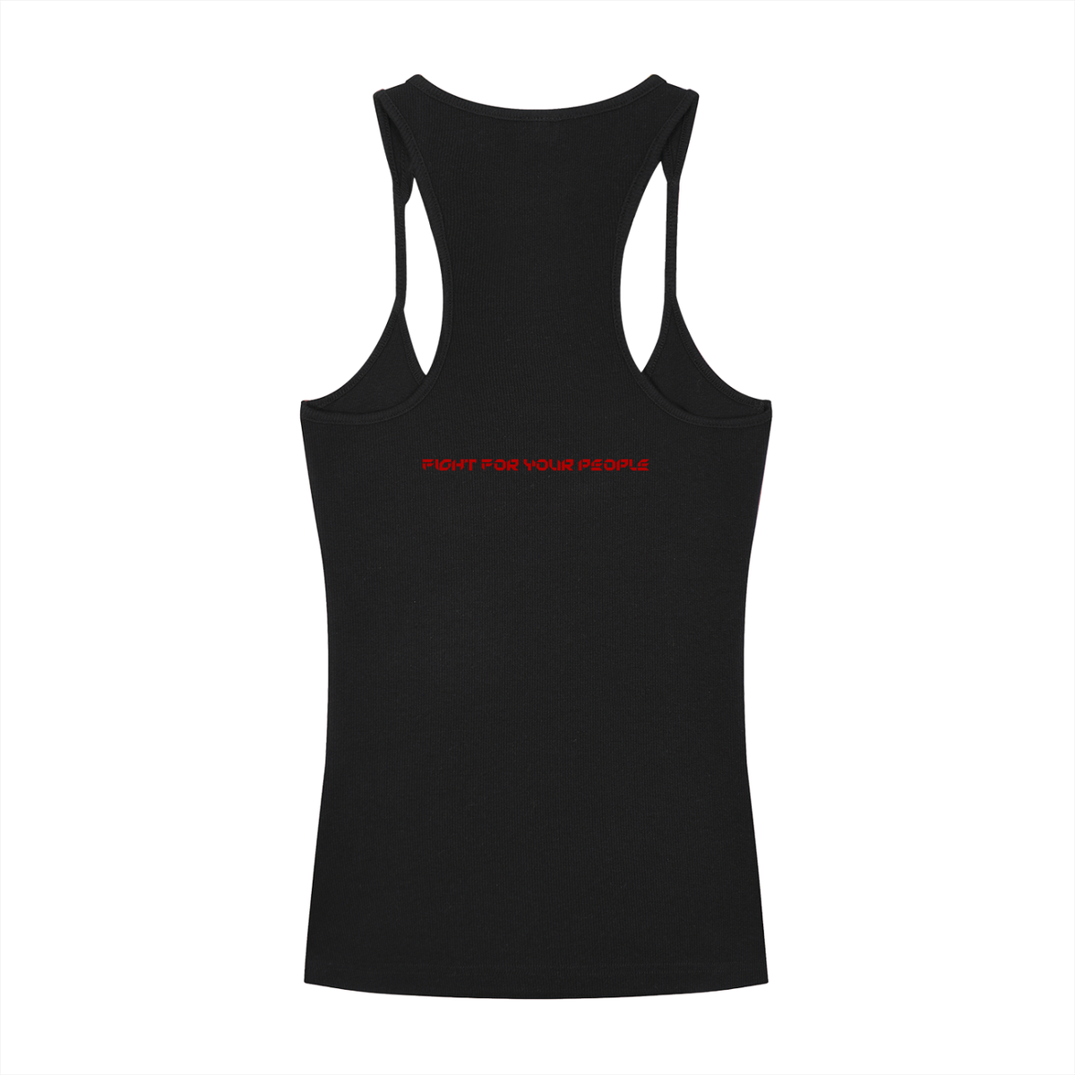 Tank Top Ribbed Racerback – Nowrocky™ — top na ramiączkach racerback od tyłu