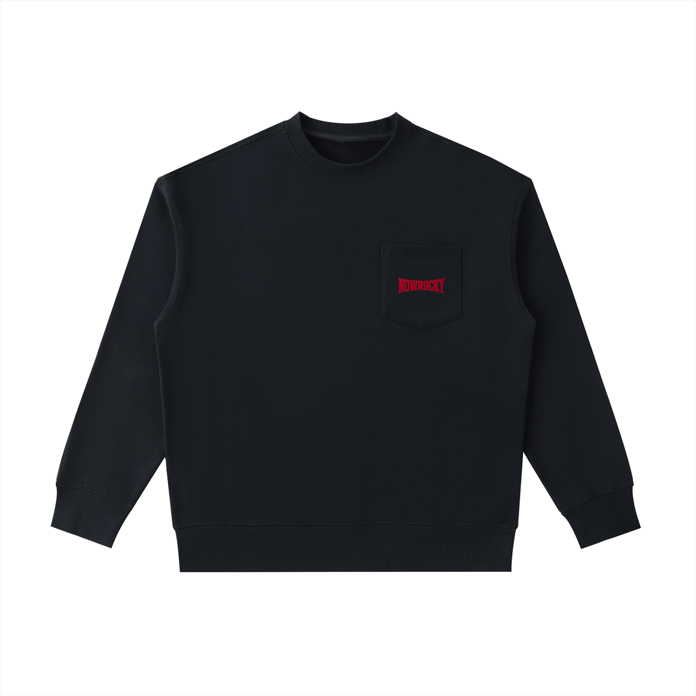 Bluza Crewneck z naszywaną kieszenią – Nowrocky™