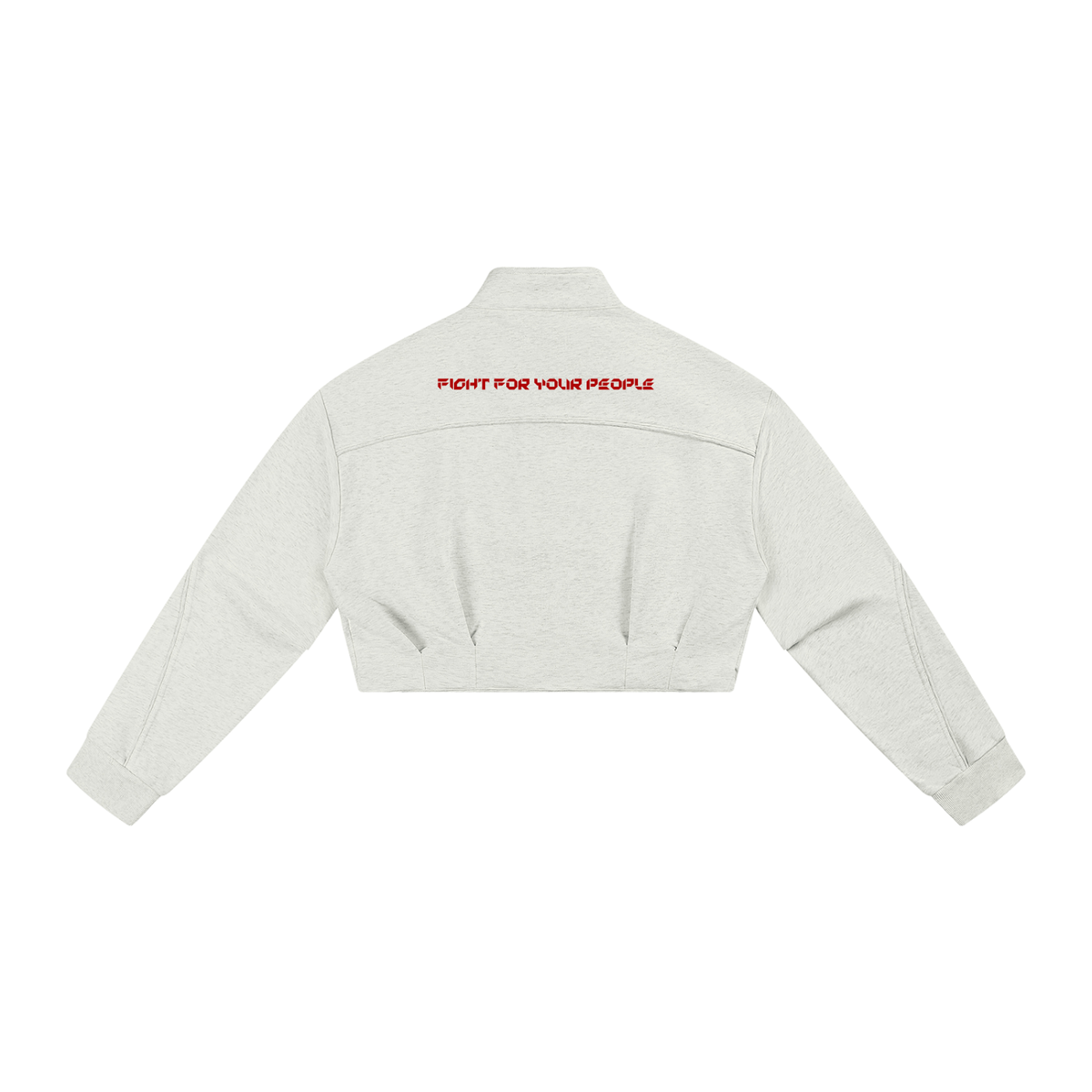 Kurtka Damska Cropped ze Stójką – Nowrocky™ — stójka i wykończenie kołnierza