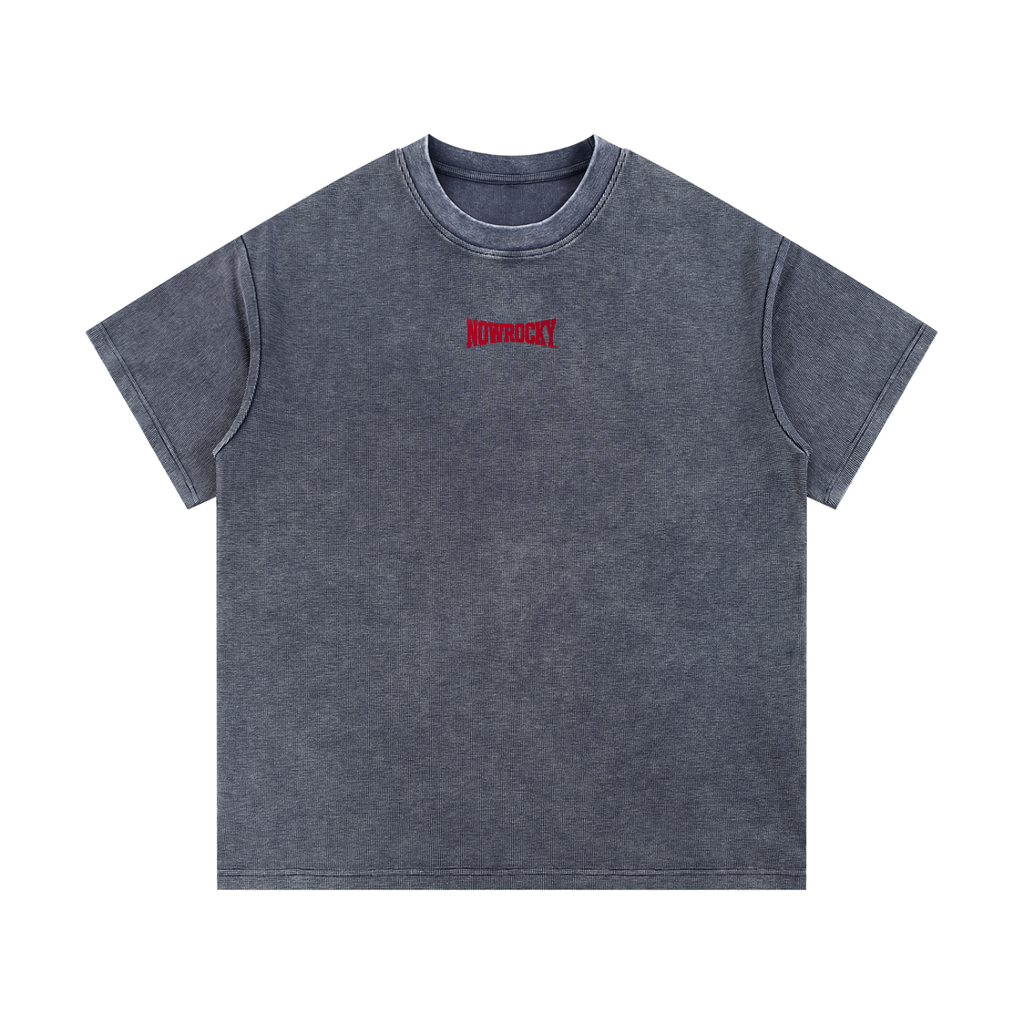 T-shirt Mineral Wash Waffle Knit – Nowrocky™