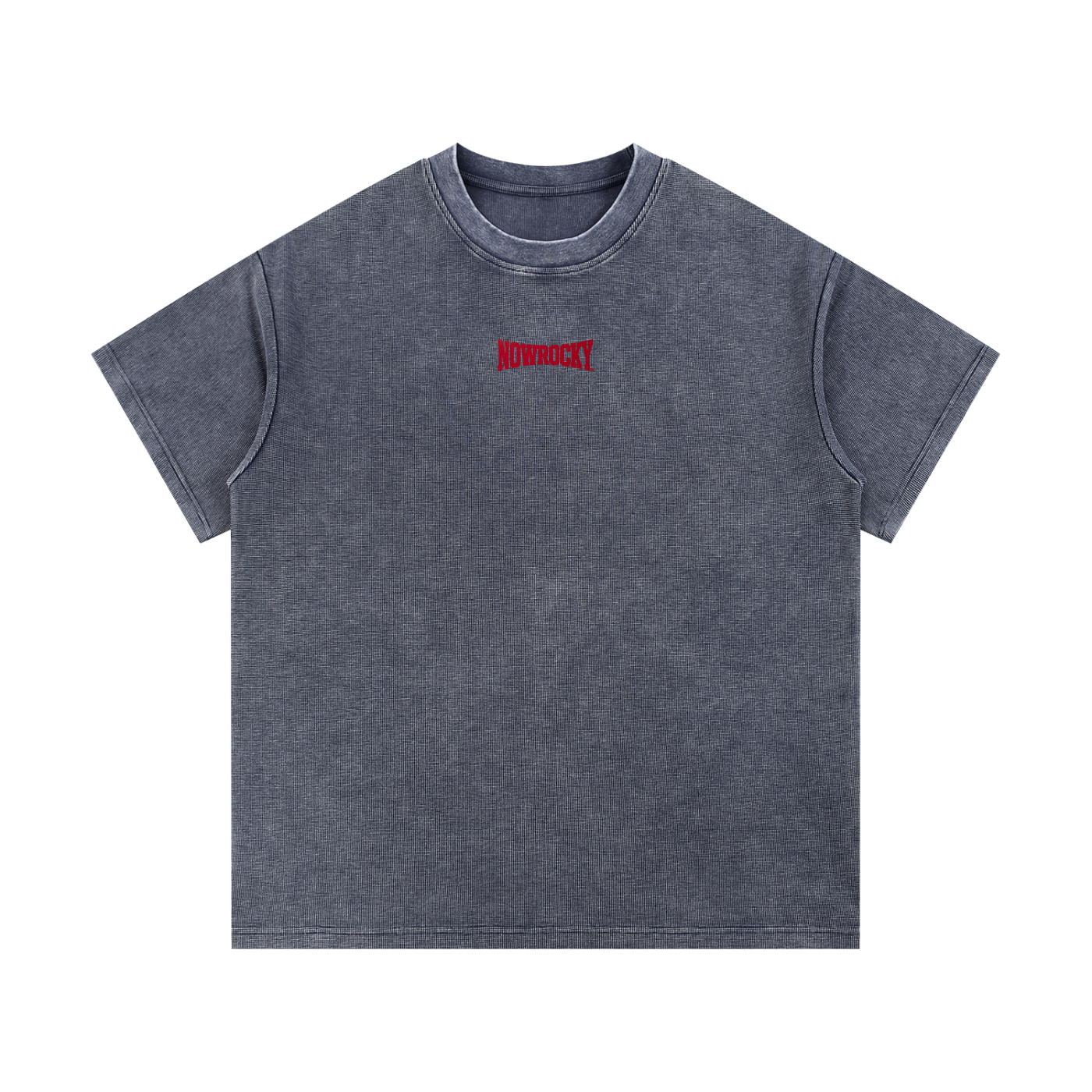 T-shirt Mineral Wash Waffle Knit – Nowrocky™