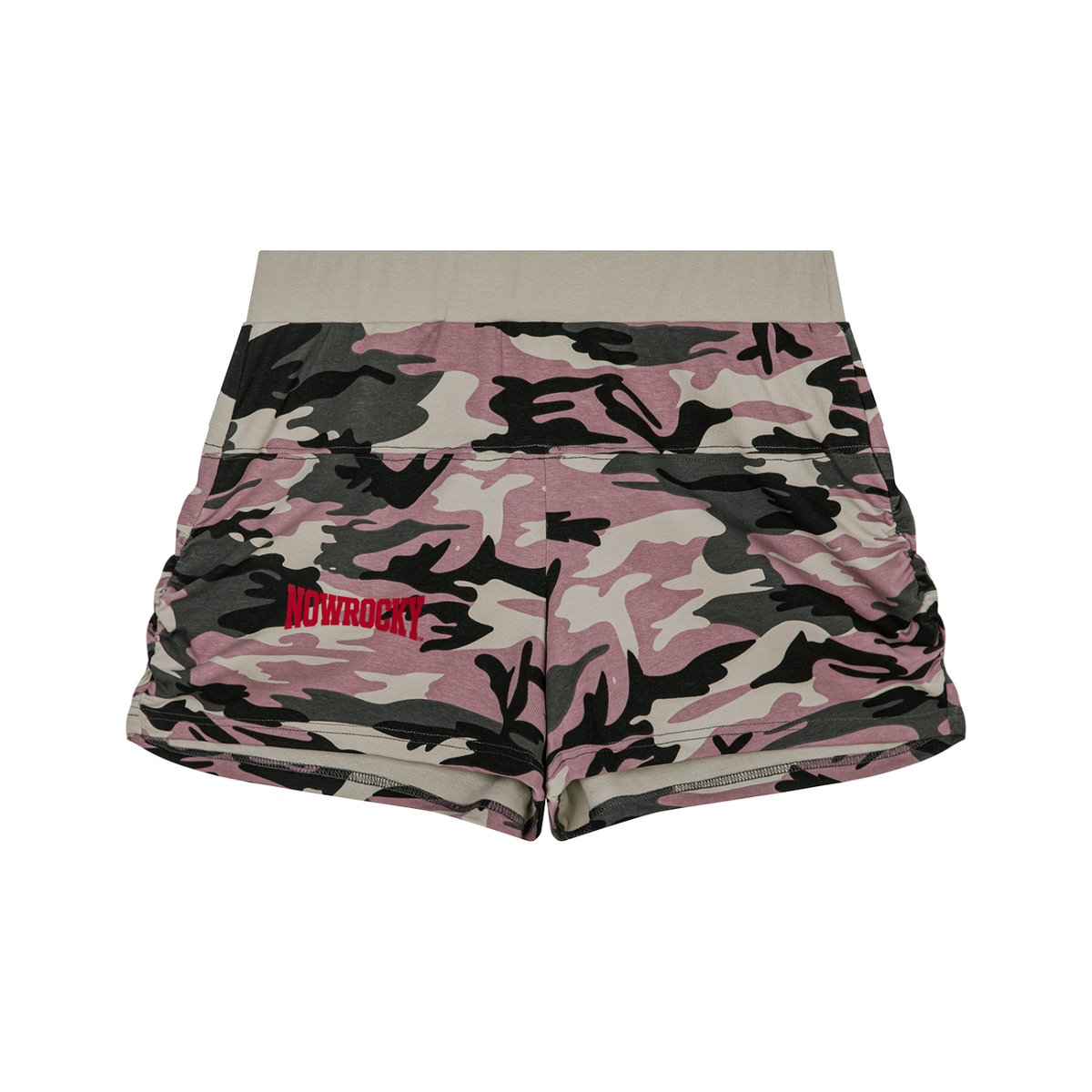 Szorty Slim Camo w kolorze rozowe moro – Nowrocky (streetwear)