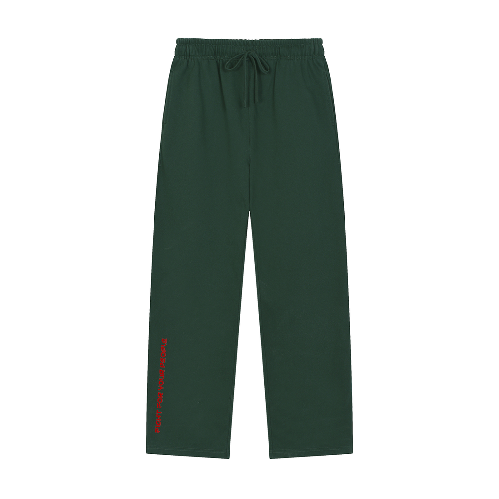 Spodnie Dresowe Straight Leg – Nowrocky™ — dres na modelu, cała sylwetka