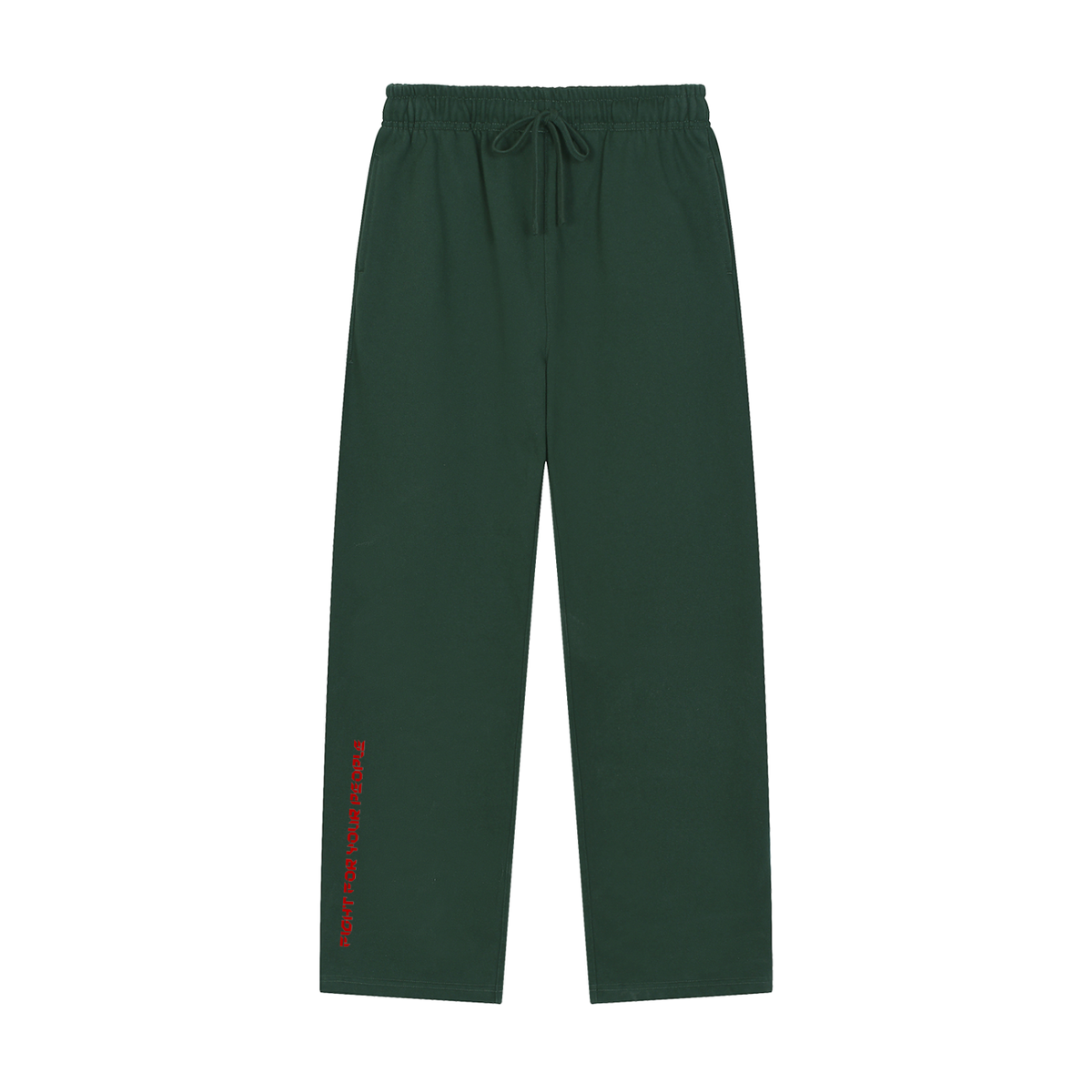 Spodnie Dresowe Straight Leg – Nowrocky™ — dres na modelu, cała sylwetka