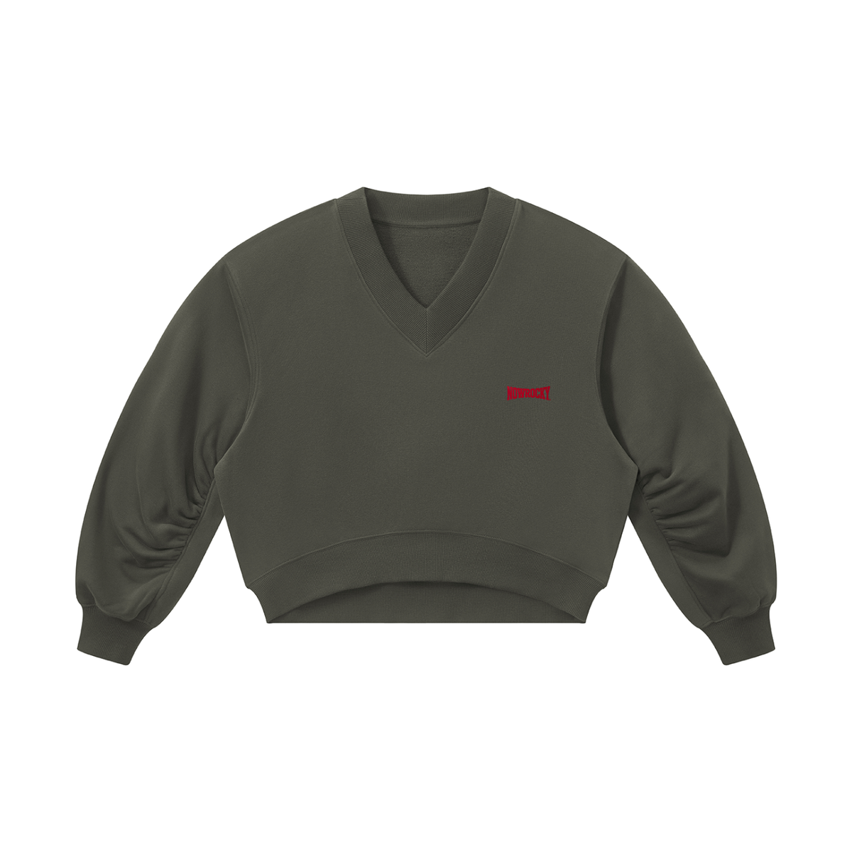 Bluza Crop z Dekoltem V – Nowrocky (streetwear)