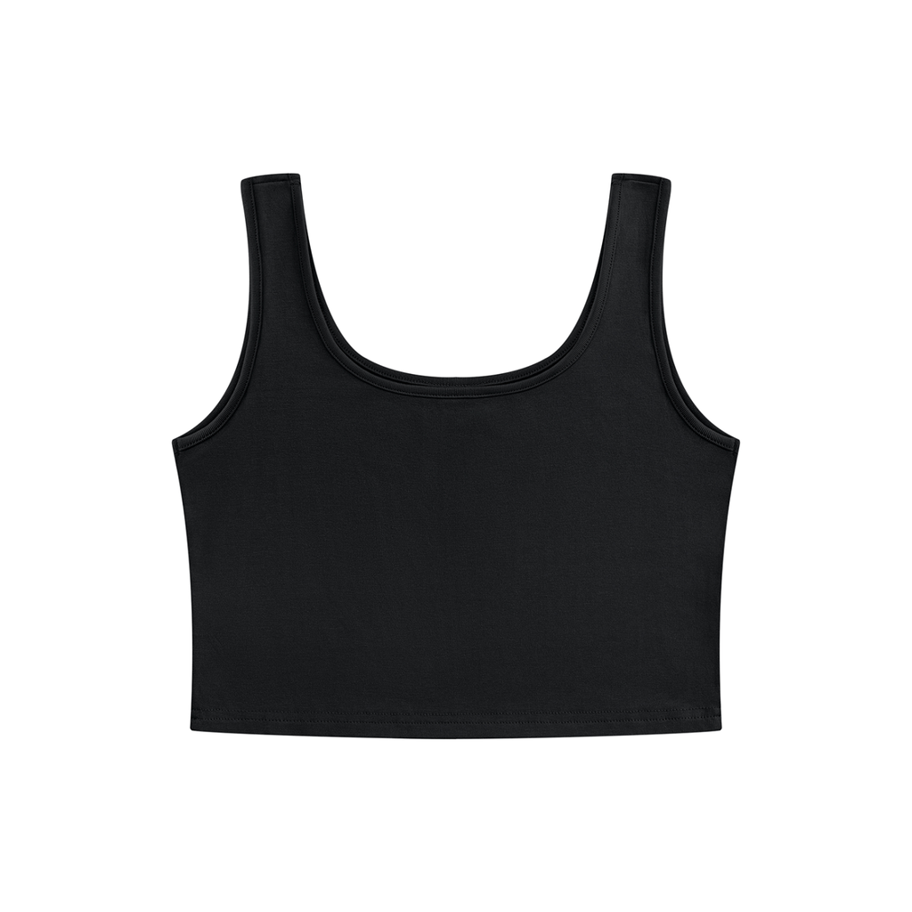 Tank Top Crop Bodycon – Nowrocky™ — krótki top na ramiączkach, widok z przodu