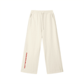 Spodnie Dresowe Contrast Tape Straight Leg – Nowrocky™ — detal dzianiny dresowej