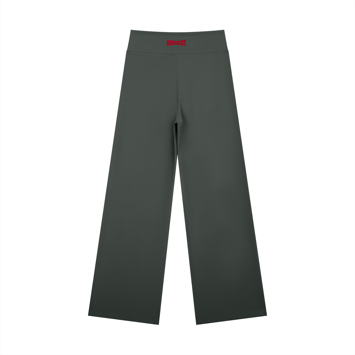 Spodnie Straight Leg Wysoki Stan – Nowrocky™ — wykończenie dołu nogawki, szew