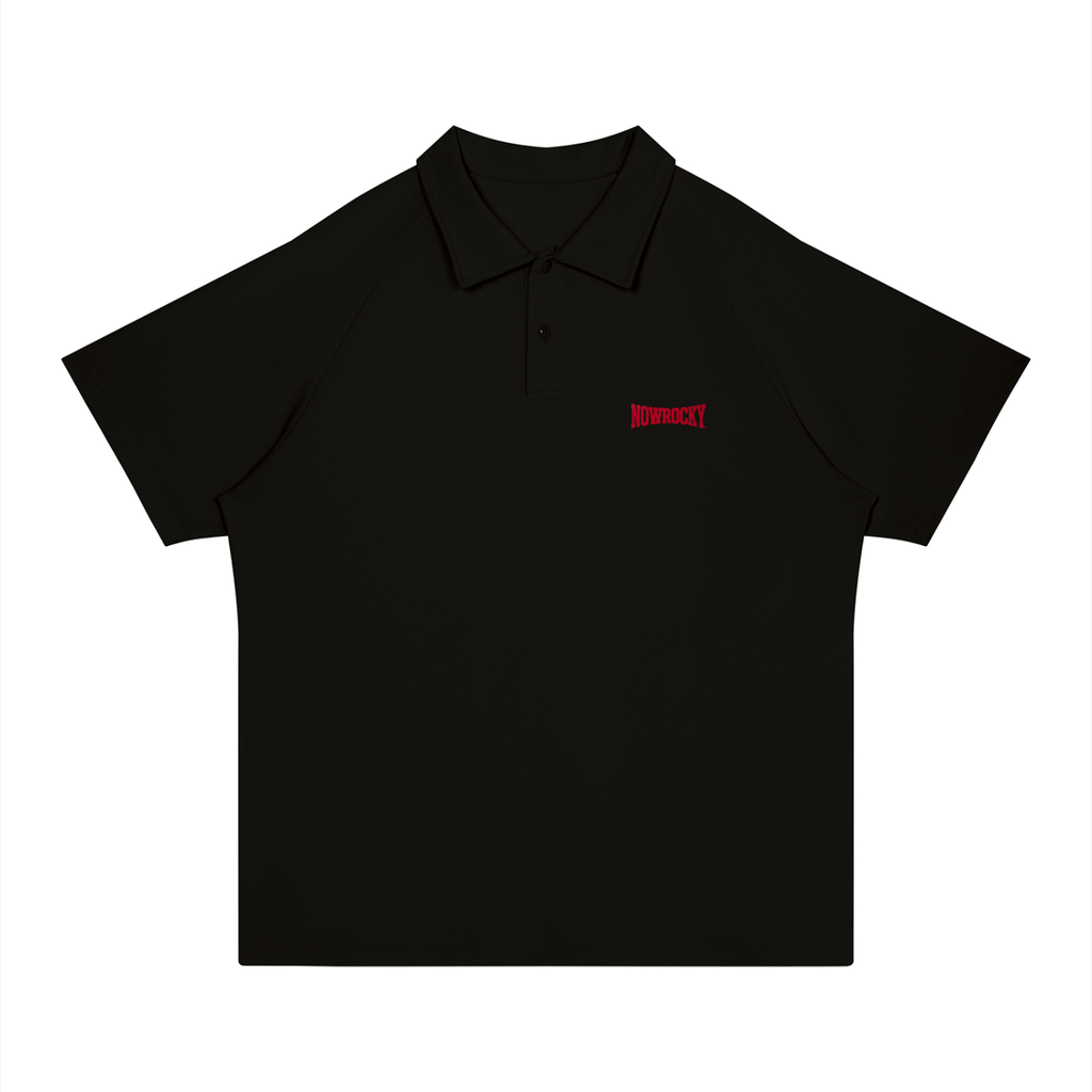 Polo Regular Fit w kolorze czarny – Nowrocky (streetwear)