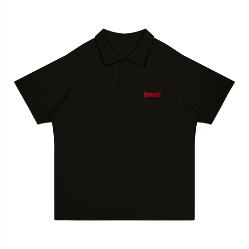 Polo Regular Fit w kolorze czarny – Nowrocky (streetwear)