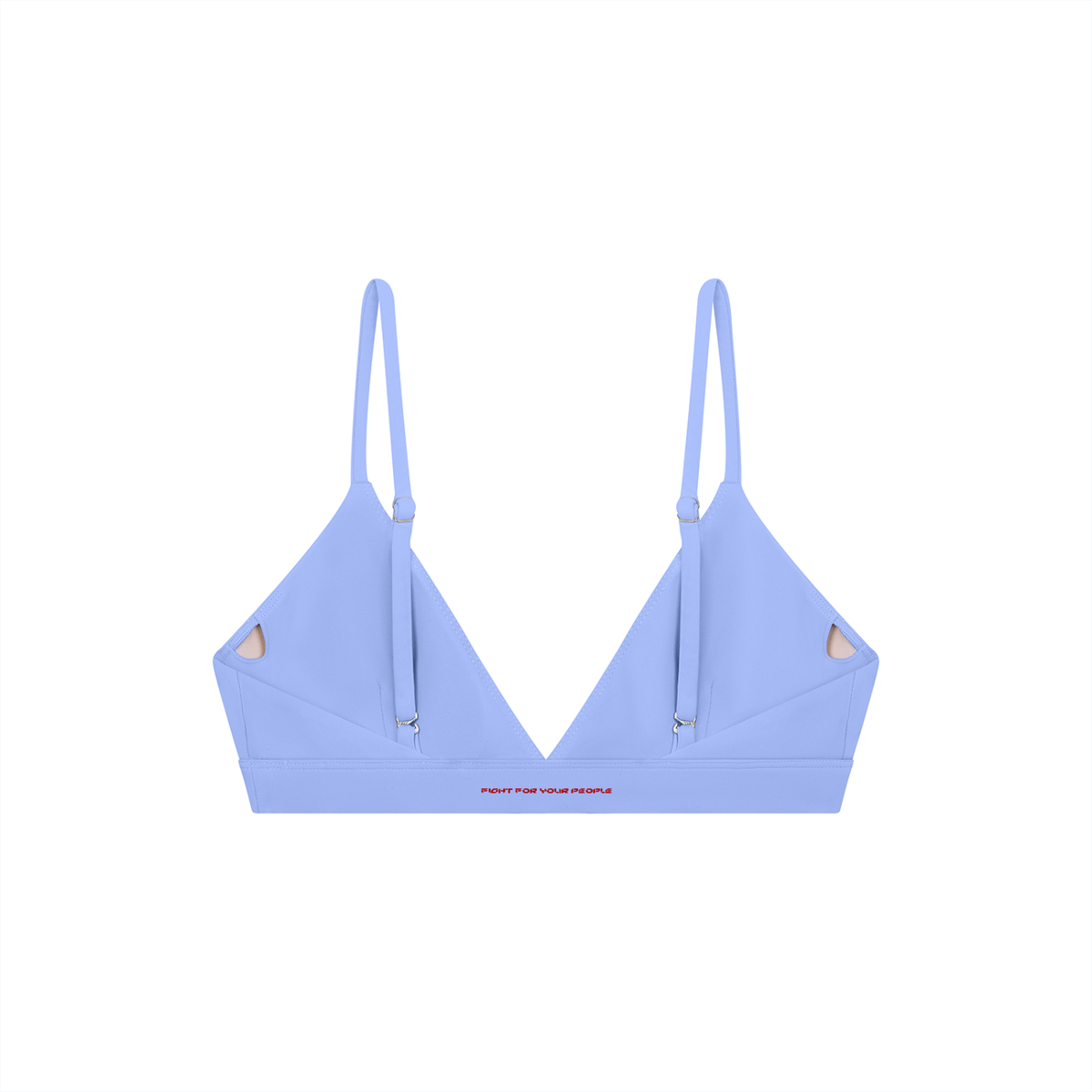 Biustonosz Sportowy Cropped V-Neck – Nowrocky™ — układ na płasko na jasnym tle