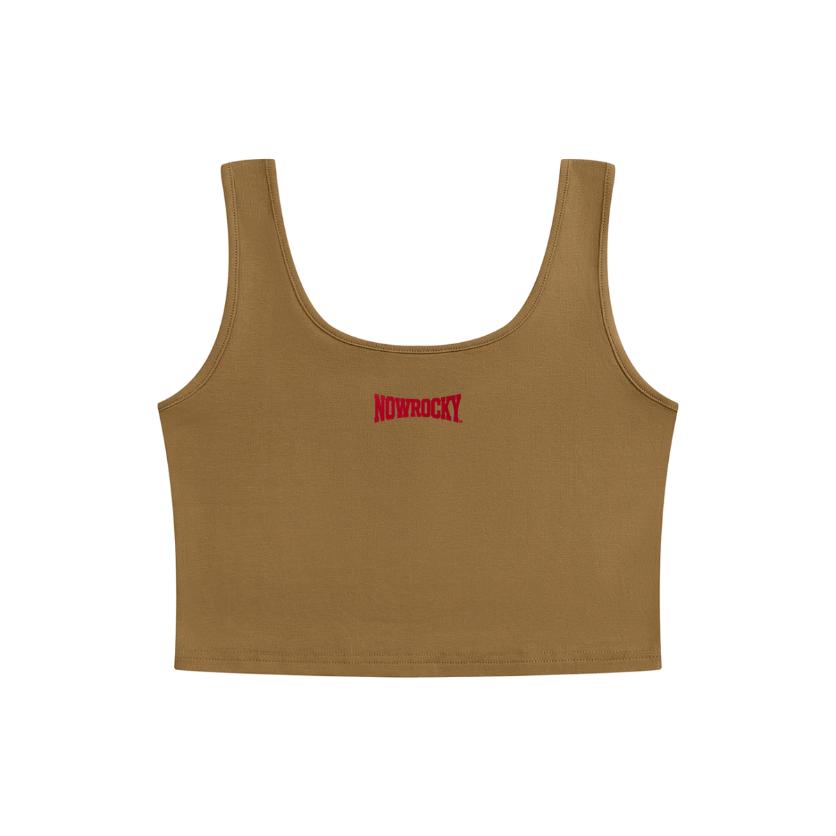 Tank Top Crop Bodycon – Nowrocky™ — zbliżenie na elastyczną dzianinę