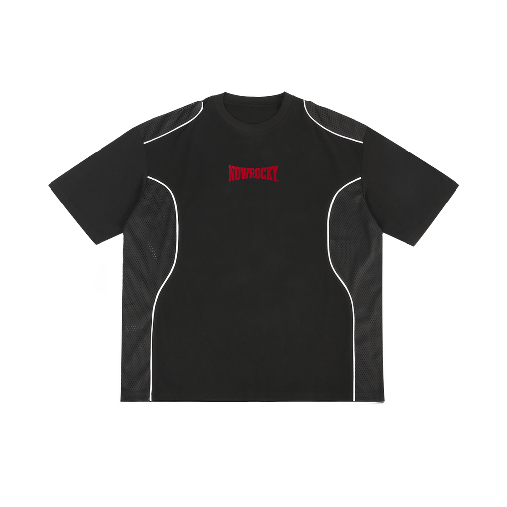 T-shirt Contrast Piped Panel – Nowrocky™