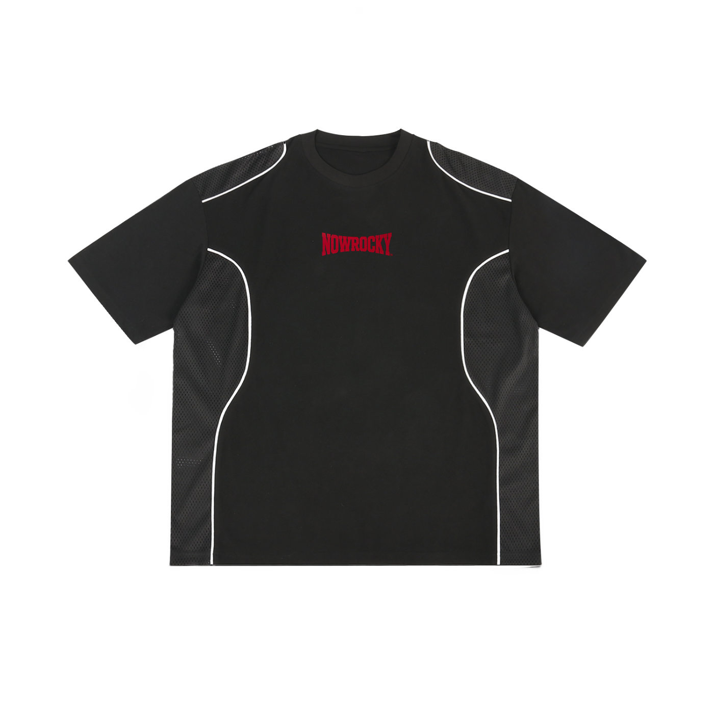 T-shirt Contrast Piped Panel – Nowrocky™
