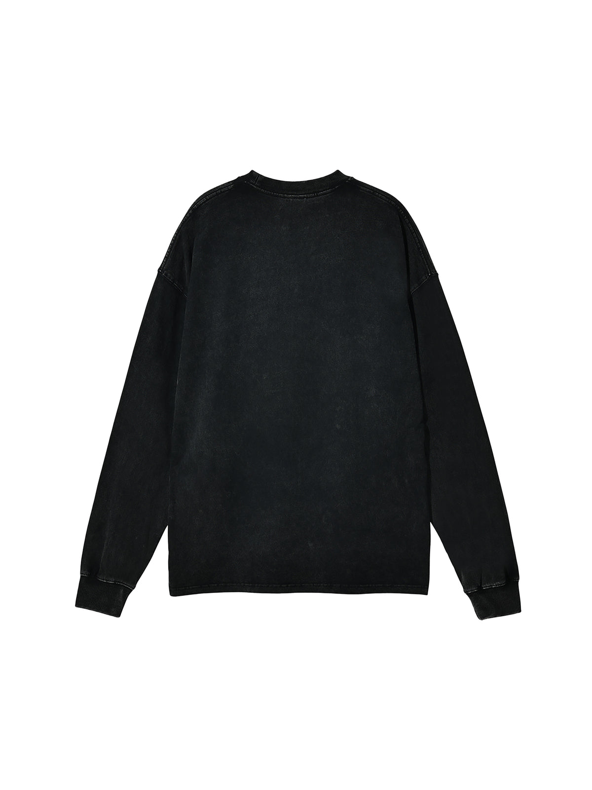 Longsleeve Acid Wash Oversize – Nowrocky™ — stylizacja uliczna w pełnym kadrze