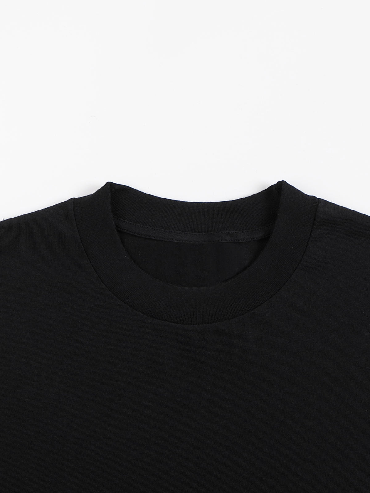 Longsleeve Drop Shoulder Crew Neck – Nowrocky™ — faktura dzianiny pod światło