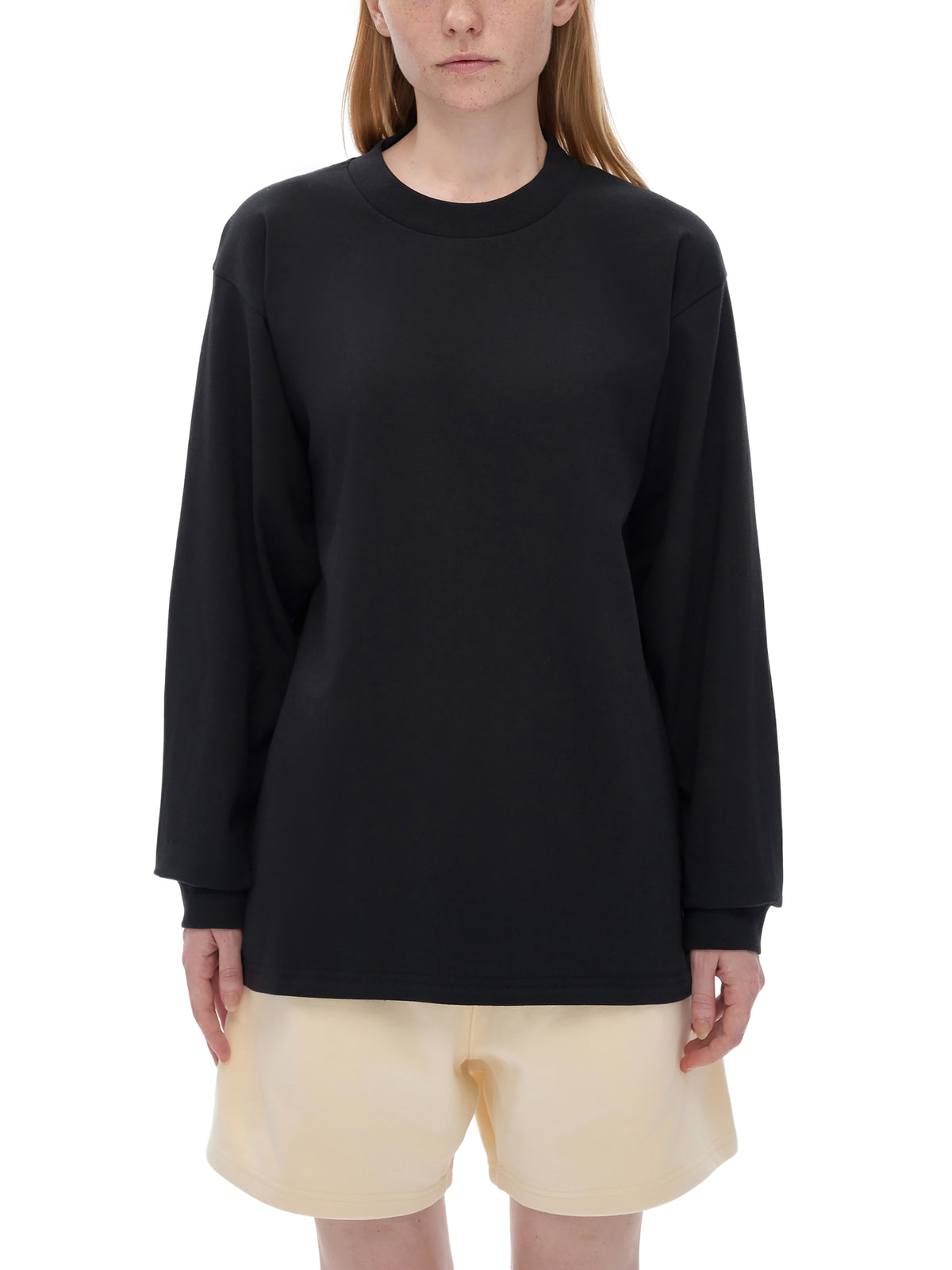 Longsleeve Drop Shoulder Crew Neck – Nowrocky™ — proporcje kroju oversize na sylwetce