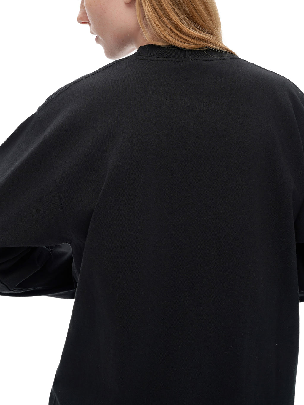 Longsleeve Drop Shoulder Crew Neck – Nowrocky™ — detal szwu bocznego