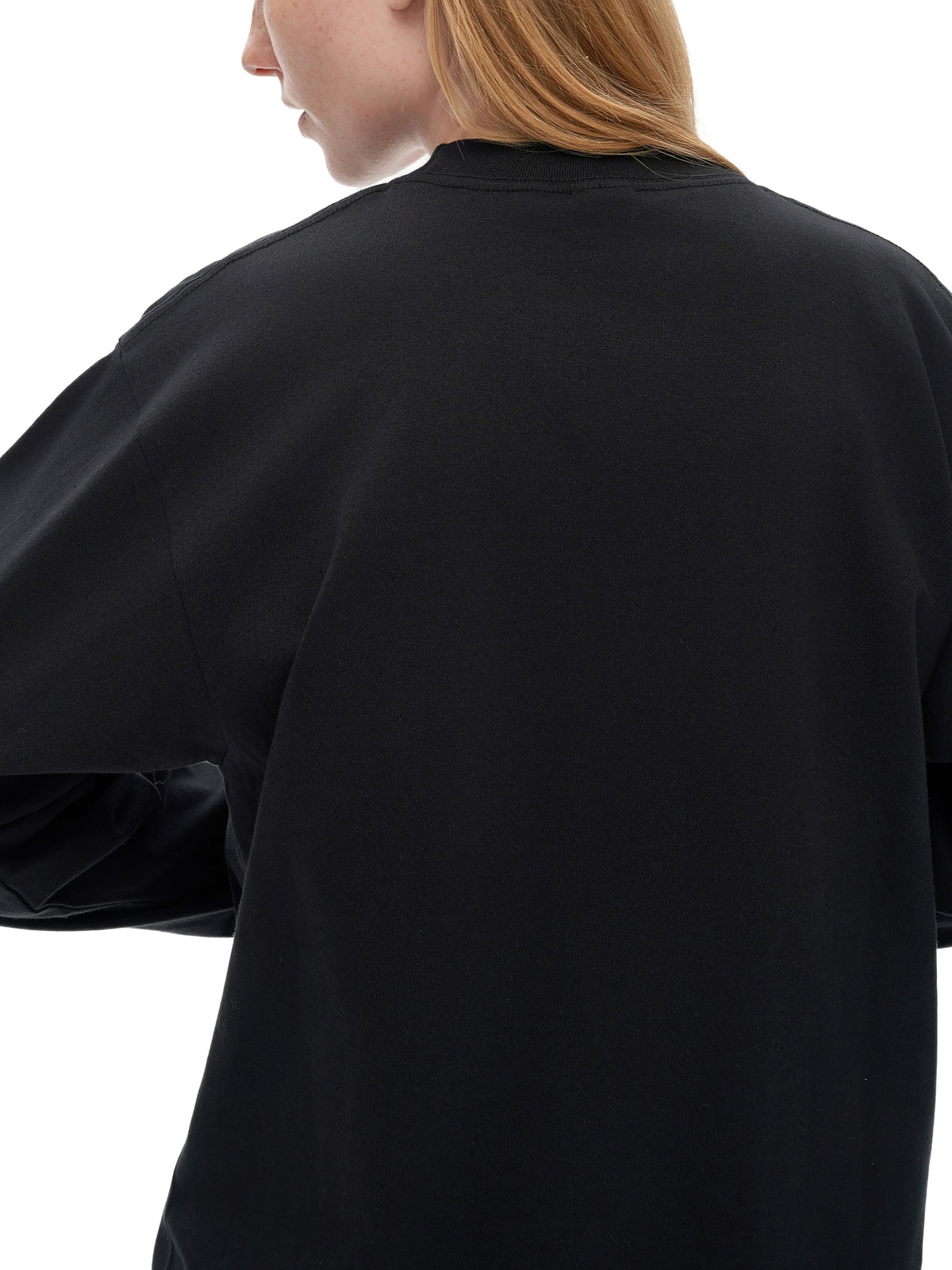 Longsleeve Drop Shoulder Crew Neck – Nowrocky™ — detal szwu bocznego