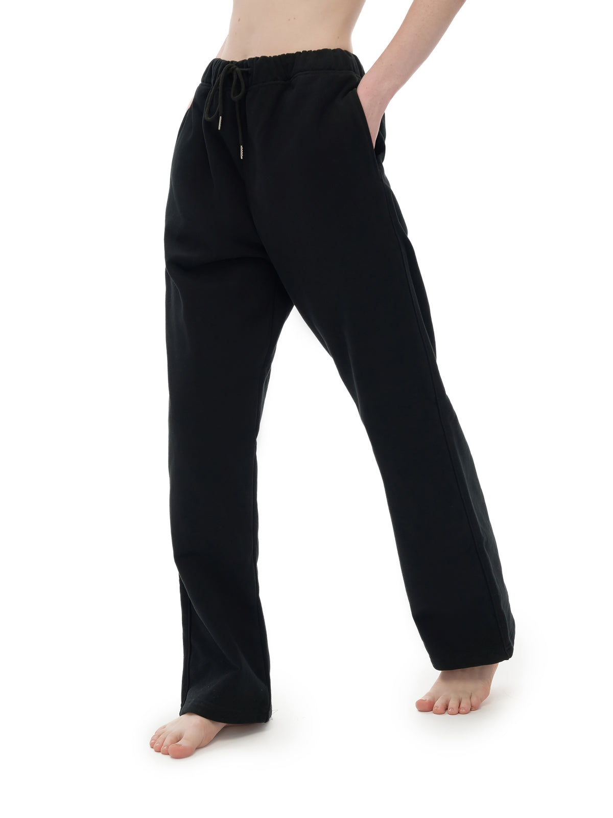 Spodnie Dresowe Heavyweight Straight Leg – Nowrocky™ — detal szwu krokowego