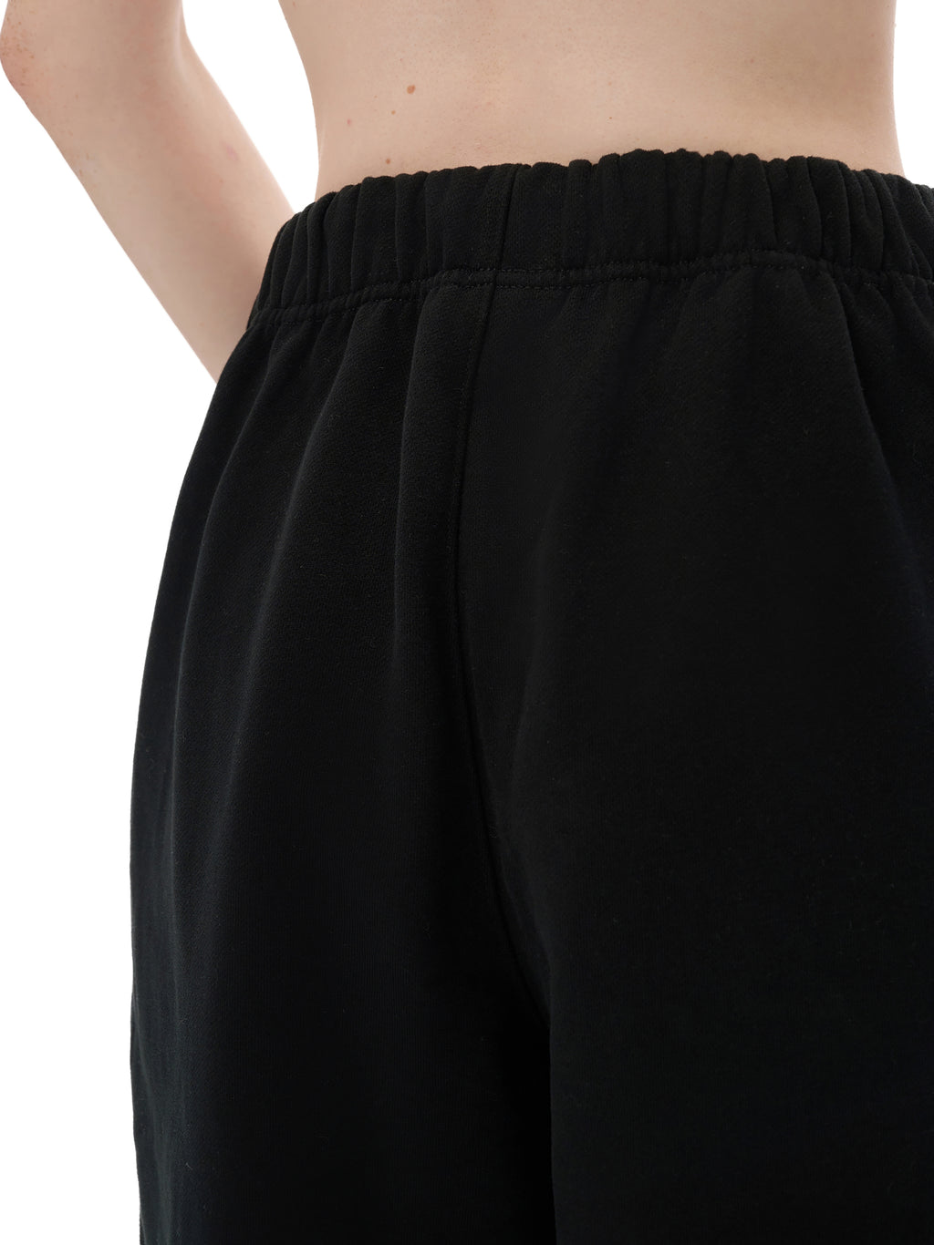 Spodnie Dresowe Heavyweight Straight Leg – Nowrocky™ — zbliżenie na linię pasa z boku