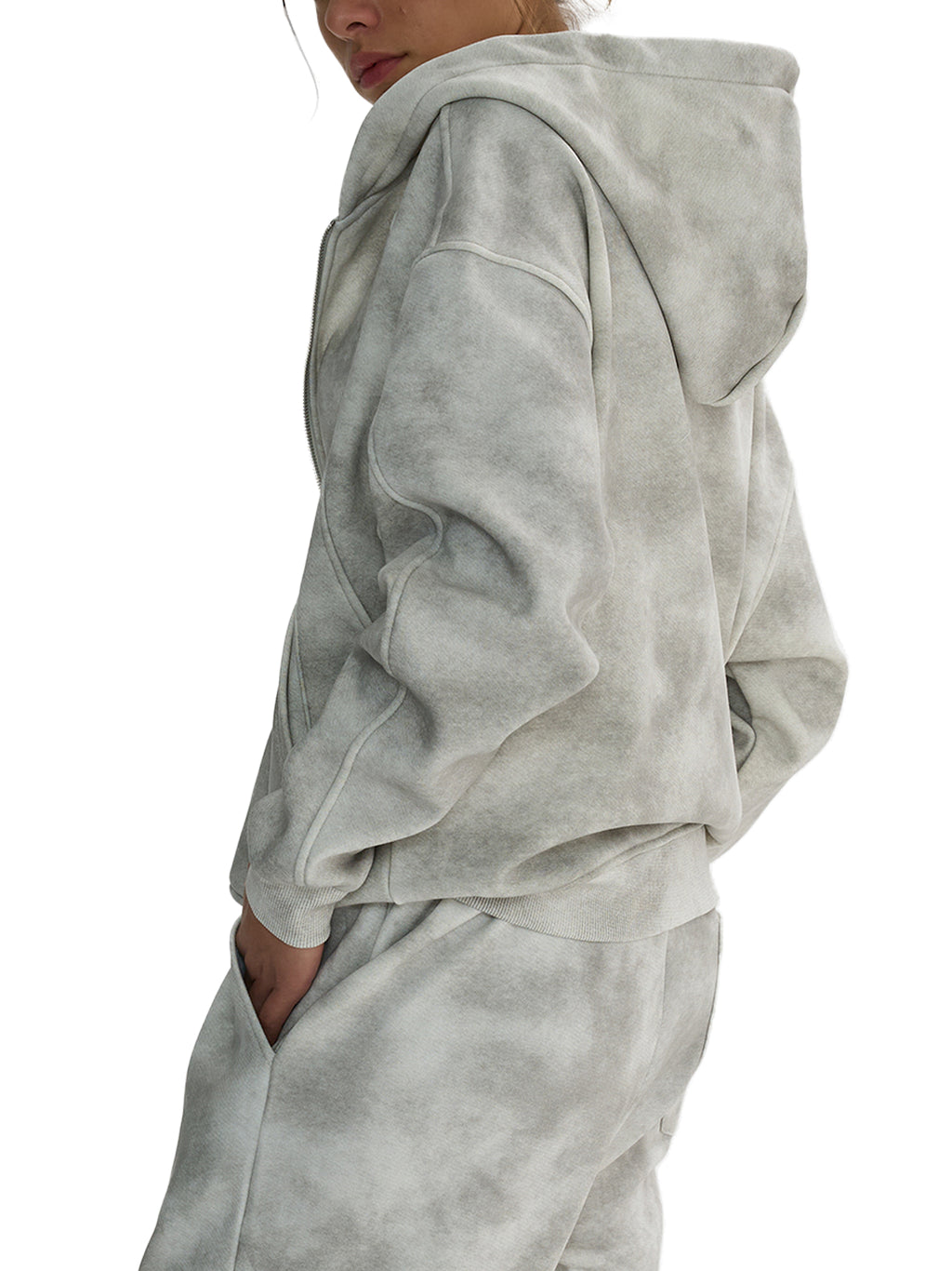 Bluza Dirty Washed Zip-Up – Nowrocky™