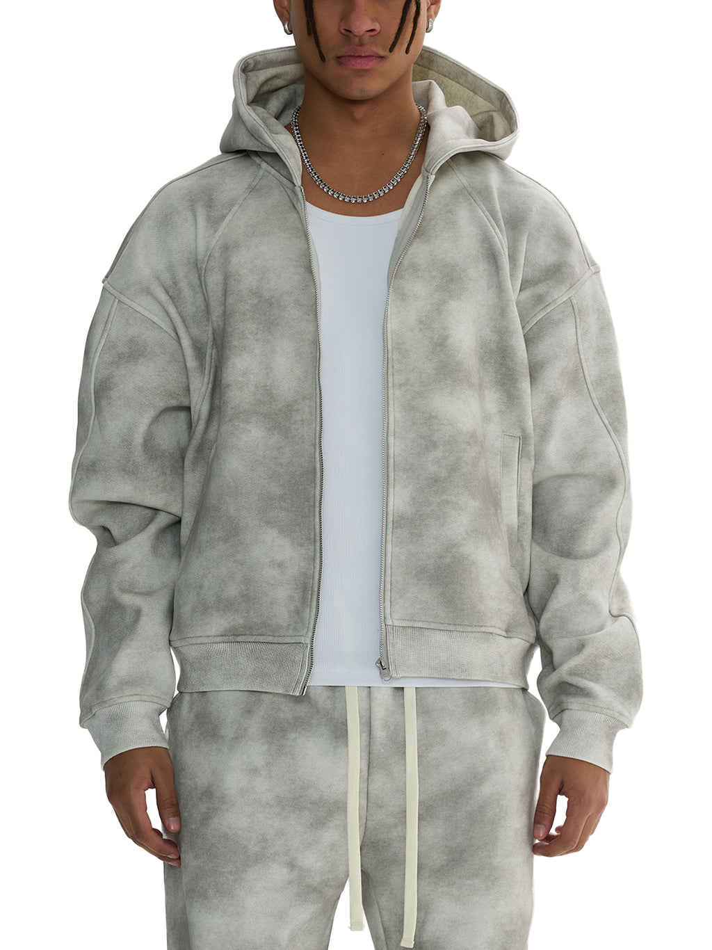 Bluza Dirty Washed Zip-Up – Nowrocky™