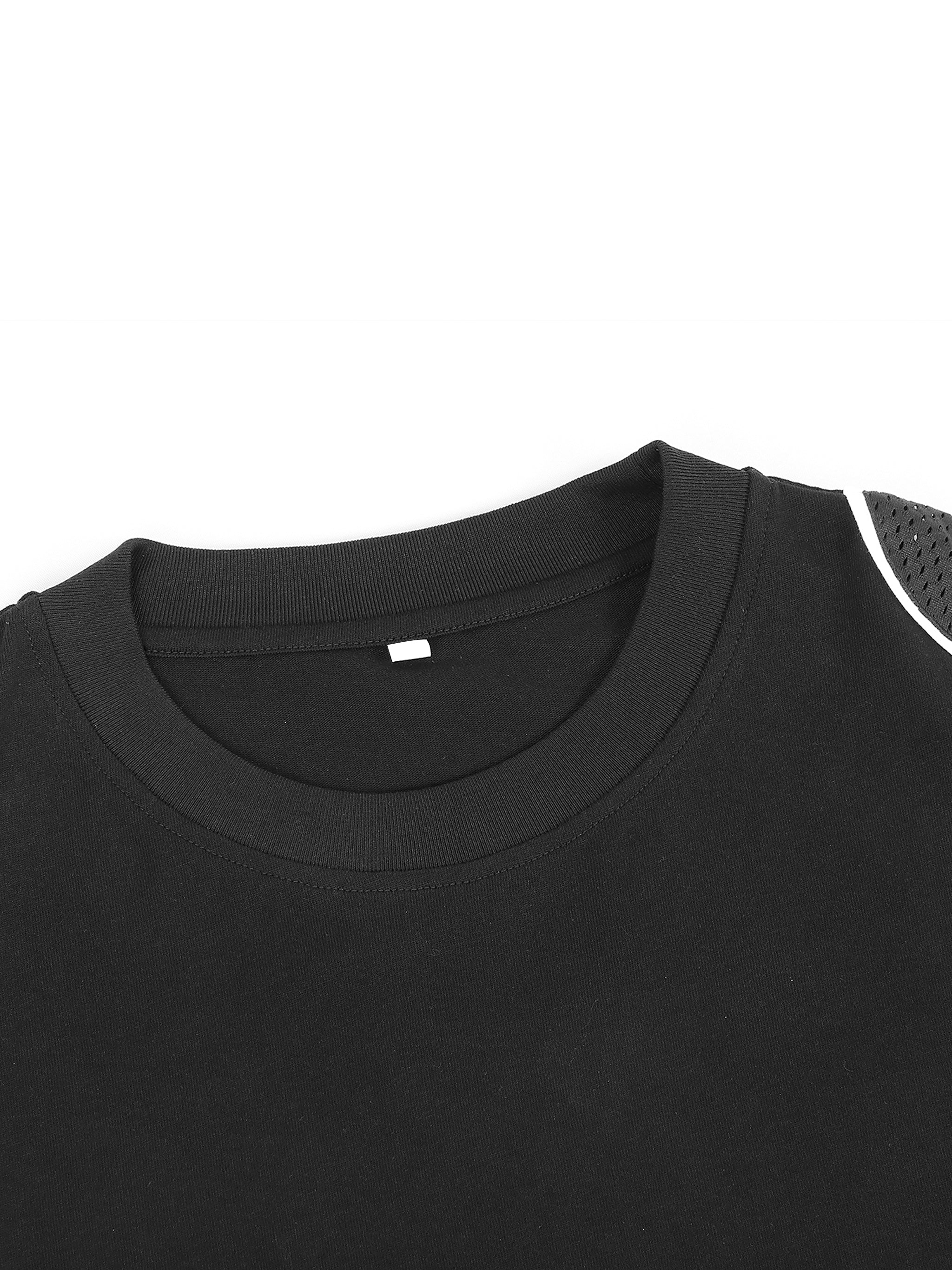 T-shirt Contrast Piped Panel – Nowrocky™