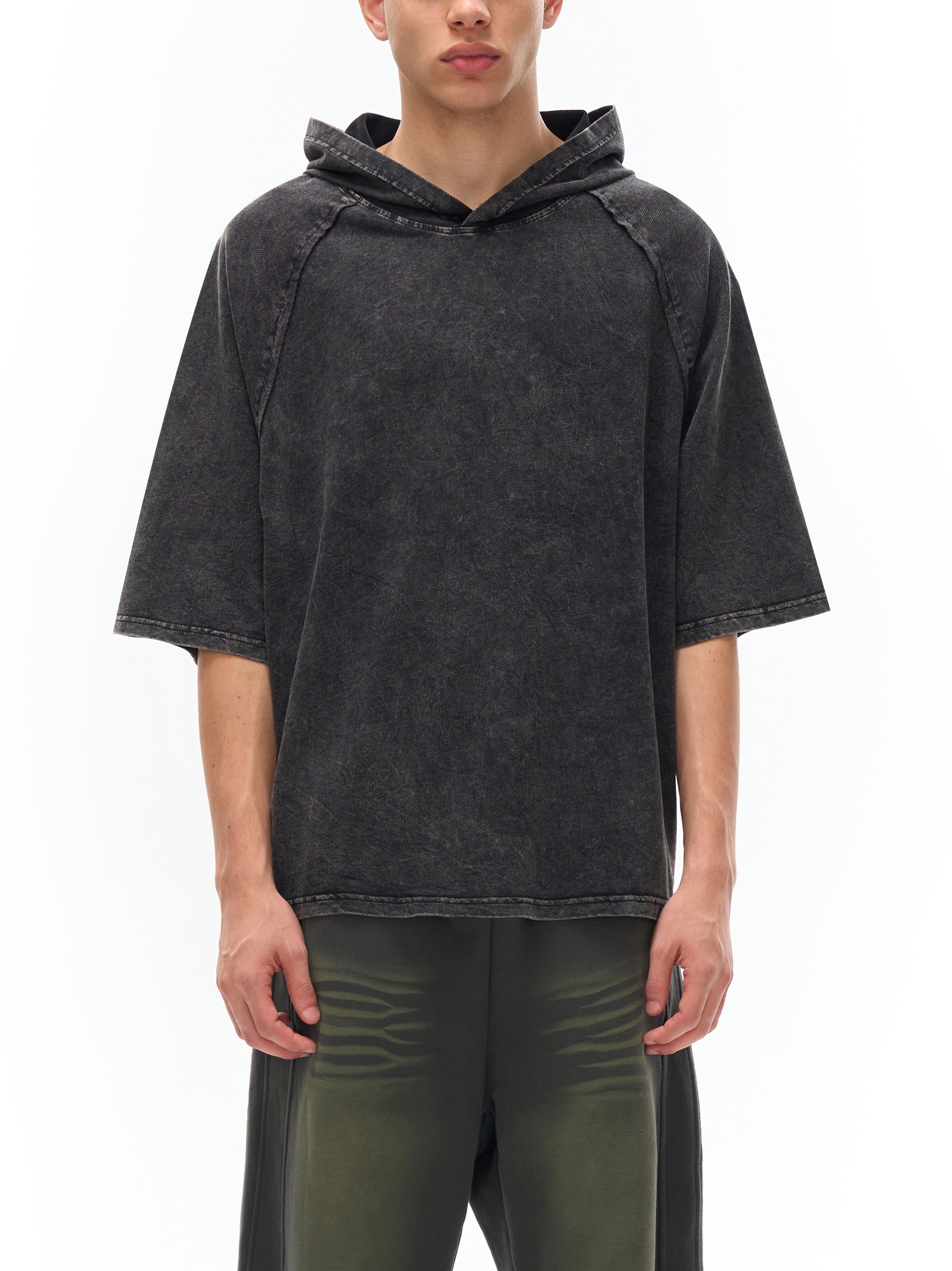 T-shirt Hooded Snow Wash Boxy – Nowrocky™