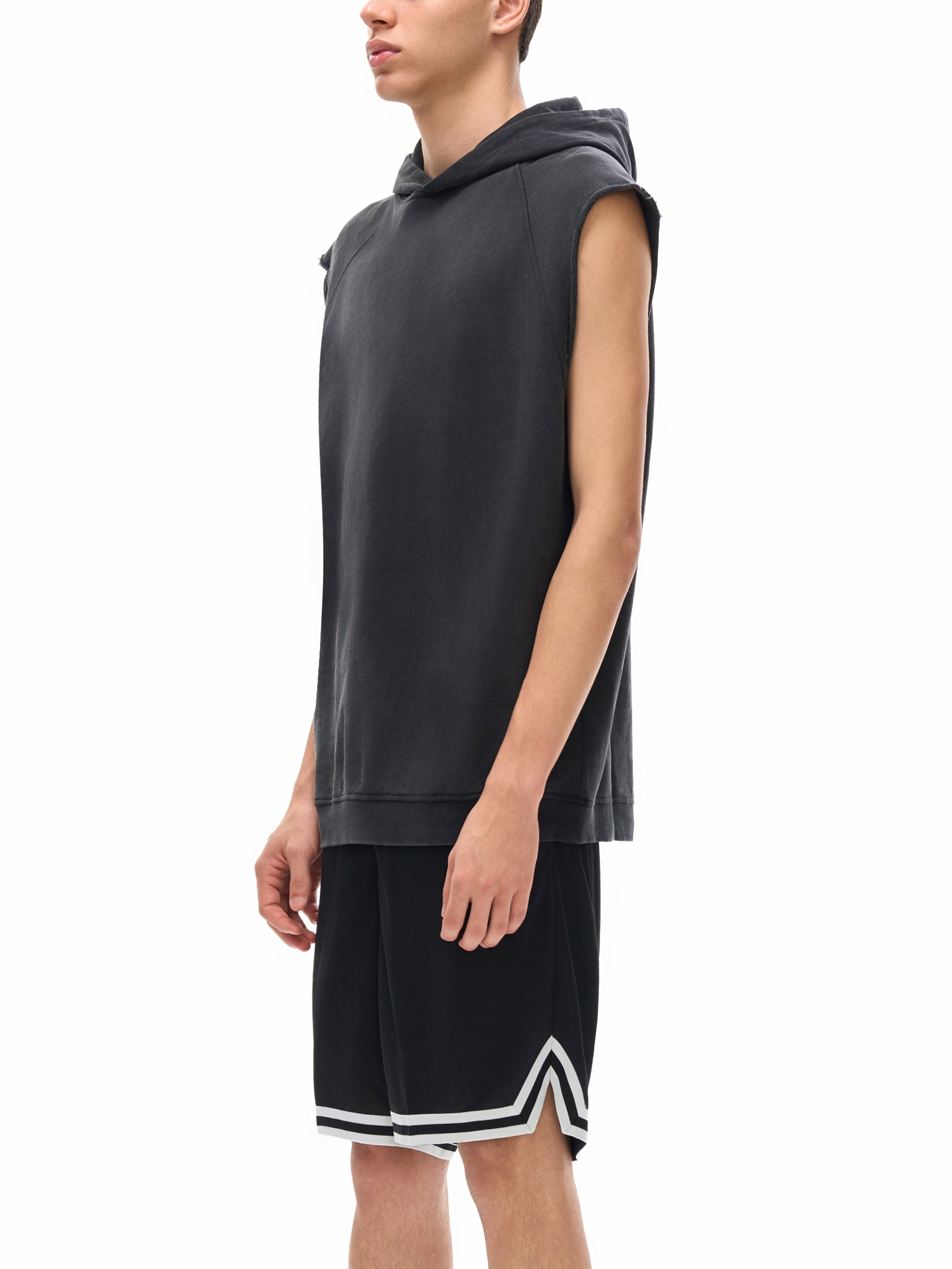 Bluza z kapturem bez rękawów Snow Wash – Nowrocky™
