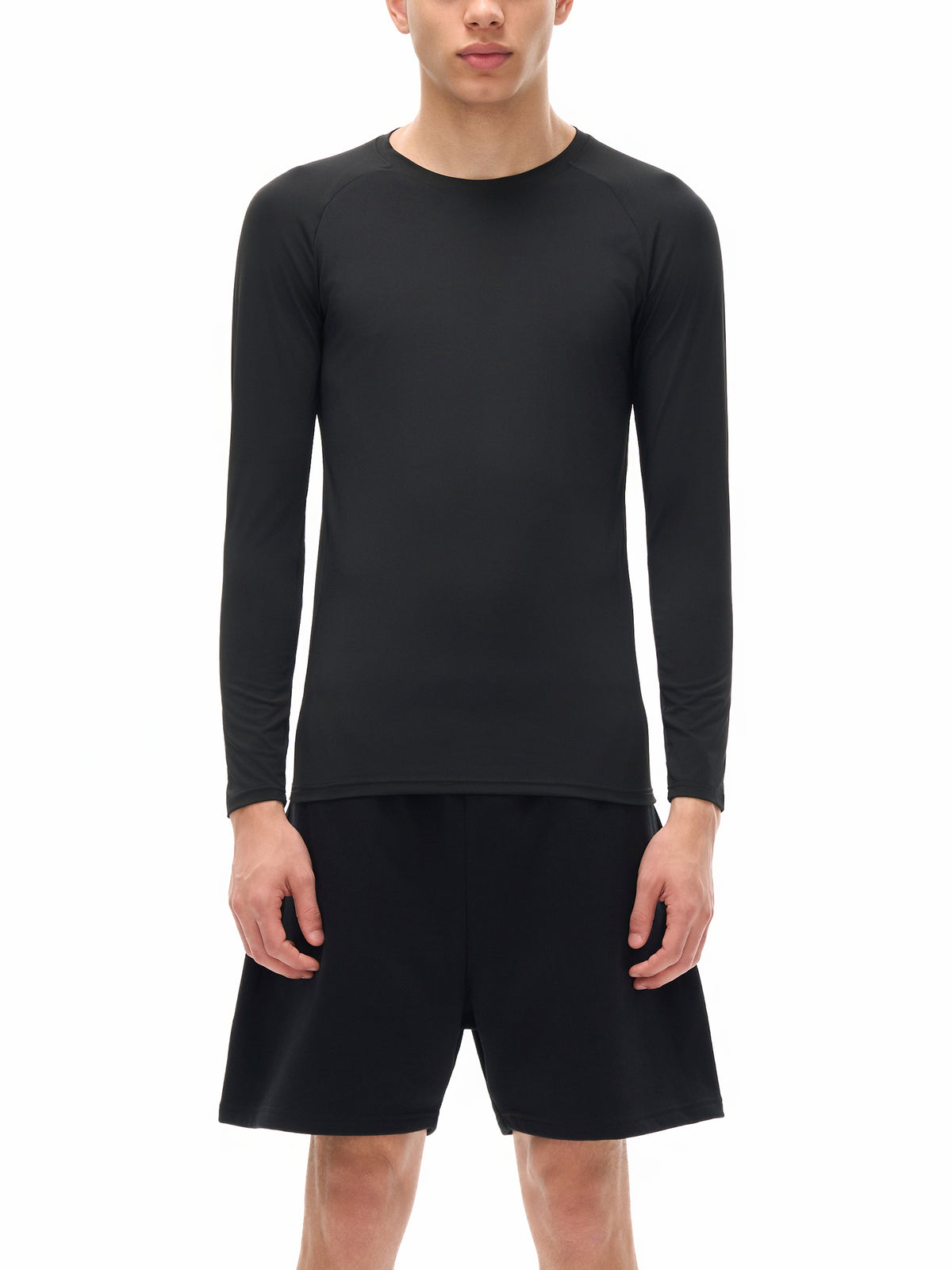 Longsleeve Performance Raglan – Nowrocky™ — dół i szew boczny