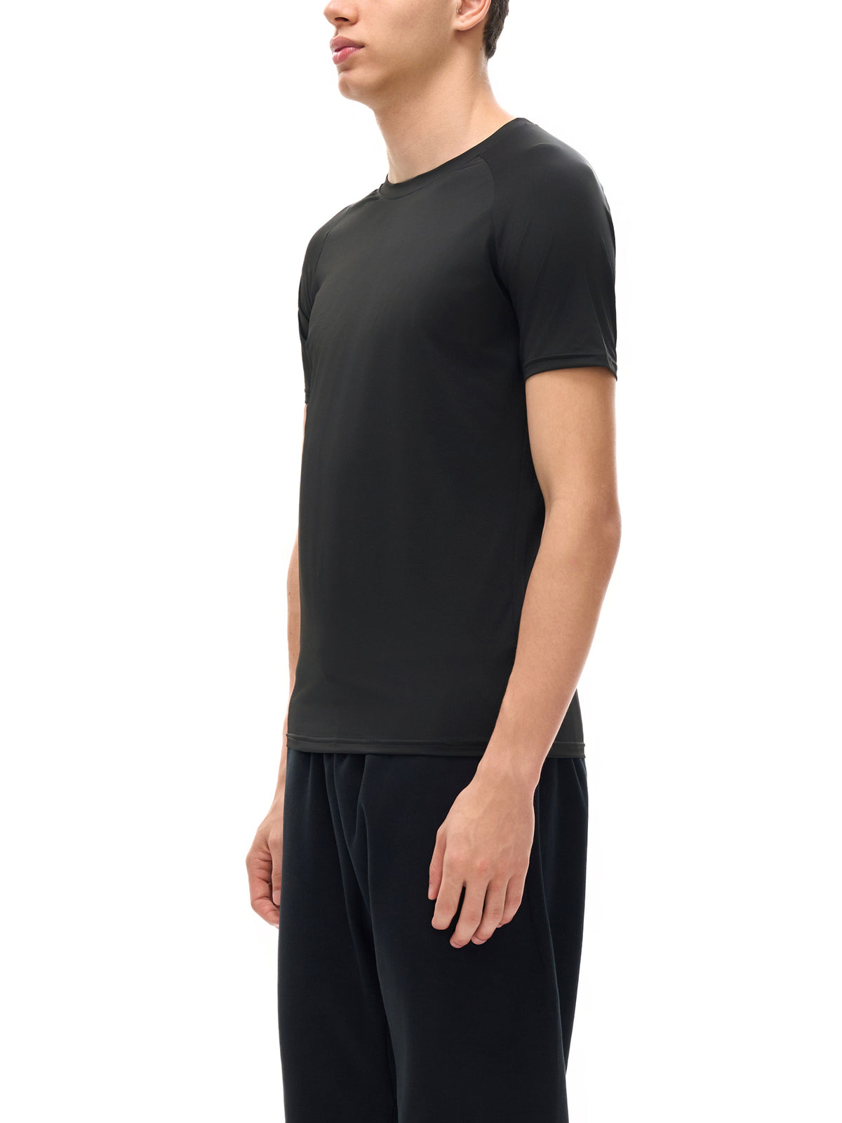 T-shirt Performance Raglan – Nowrocky™ — faktura funkcyjnej dzianiny
