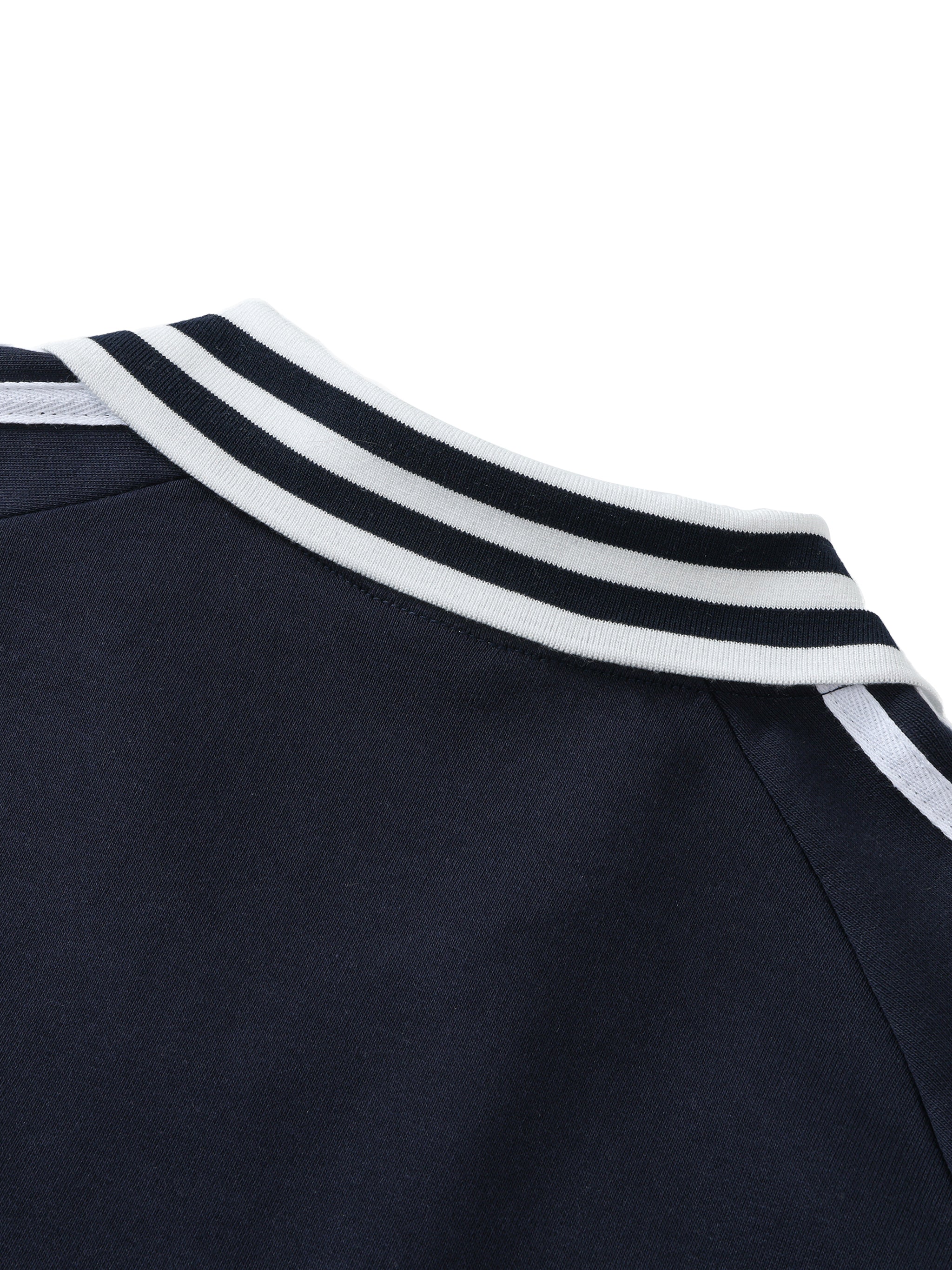 Bluza z Kontrastowymi Paskami i Kołnierzem – Nowrocky™