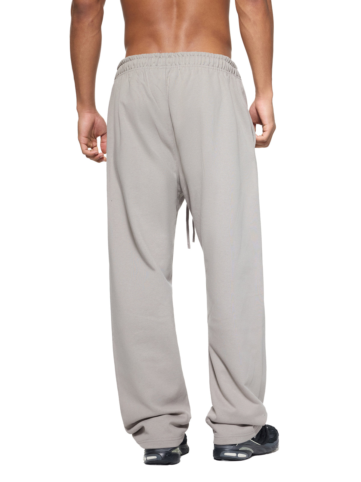 Spodnie Dresowe Straight Leg – Nowrocky™ — przeszycia w pasie w zbliżeniu