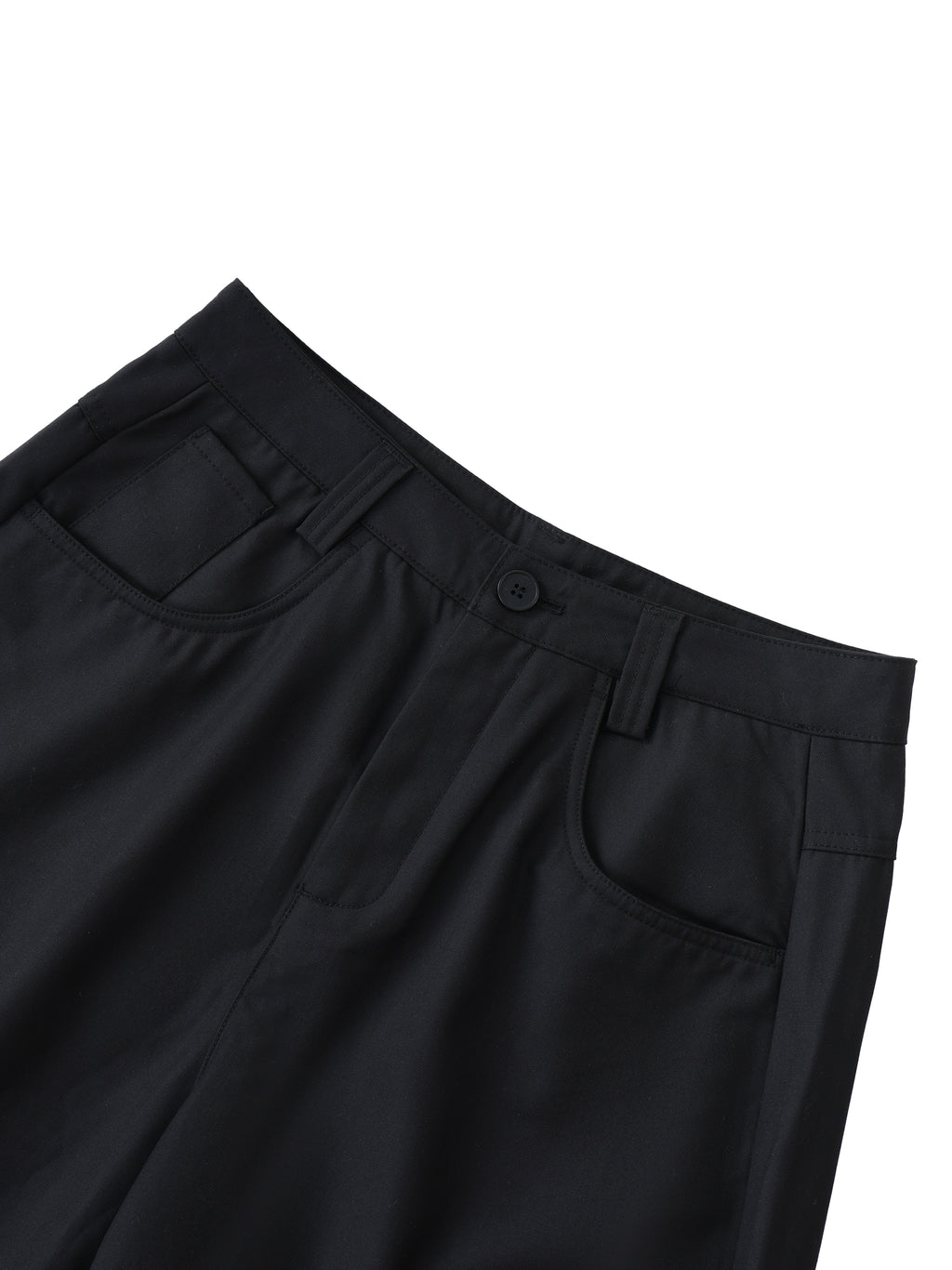 Spodnie Barrel Leg Tailored – Nowrocky™ — detal tkaniny w zbliżeniu