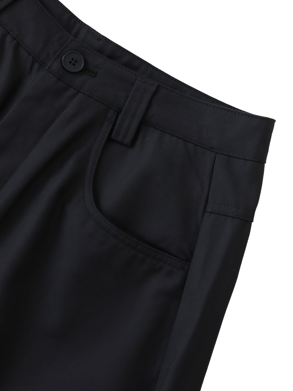 Spodnie Barrel Leg Tailored – Nowrocky™ — ujęcie z profilu, beczkowata nogawka