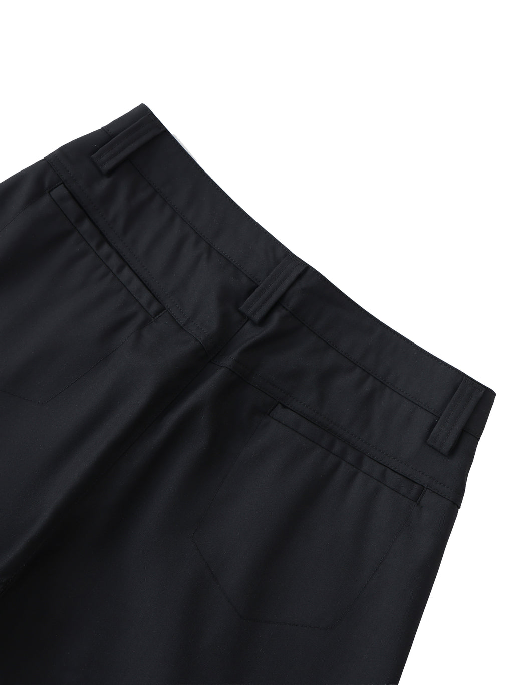 Spodnie Barrel Leg Tailored – Nowrocky™ — dół nogawki i szew