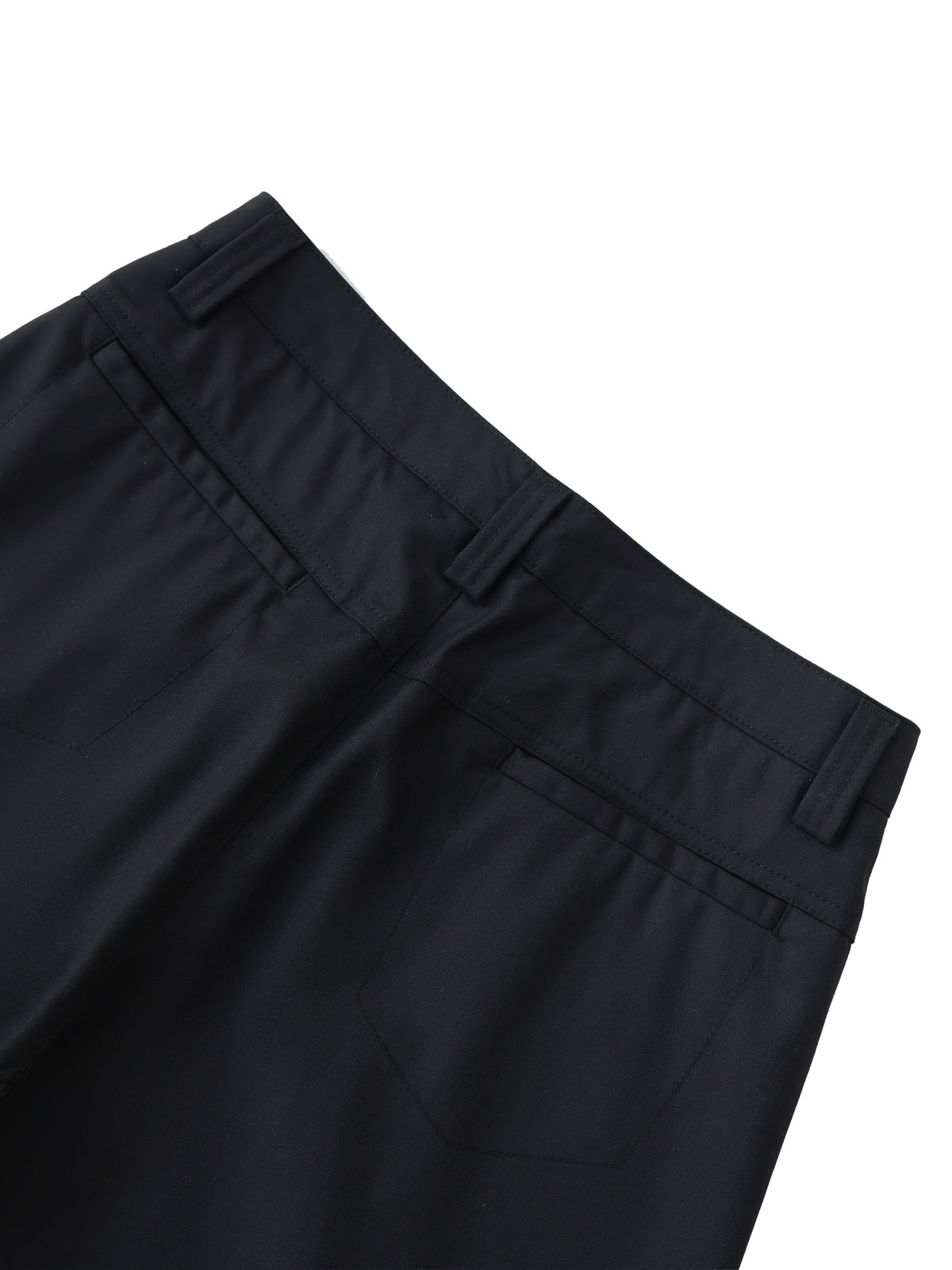 Spodnie Barrel Leg Tailored – Nowrocky™ — dół nogawki i szew