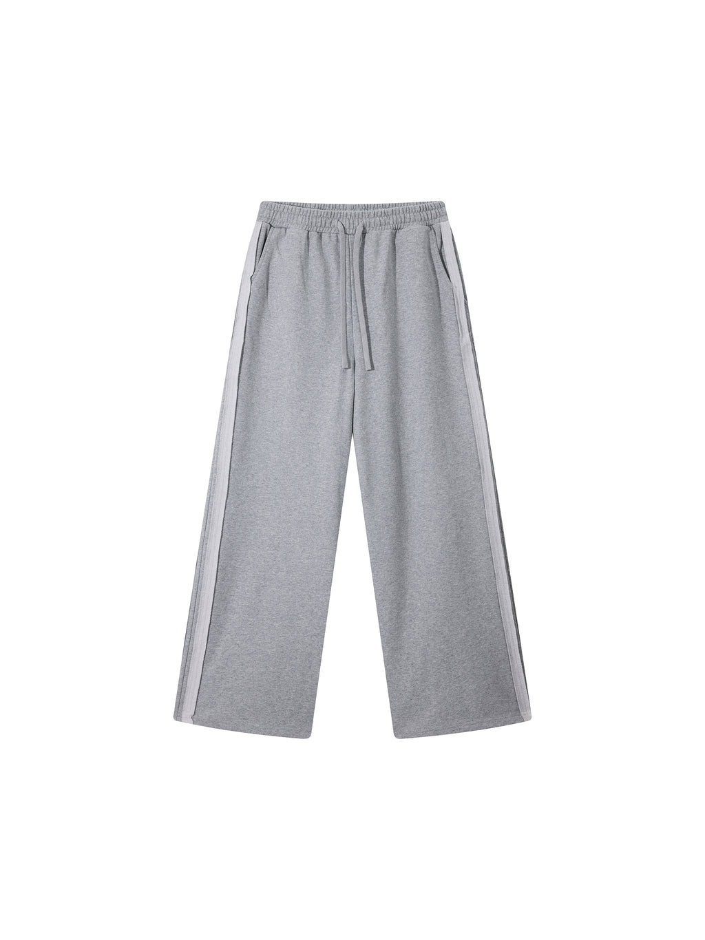 Spodnie Dresowe Contrast Tape Straight Leg – Nowrocky™ — boczna kieszeń i jej wejście