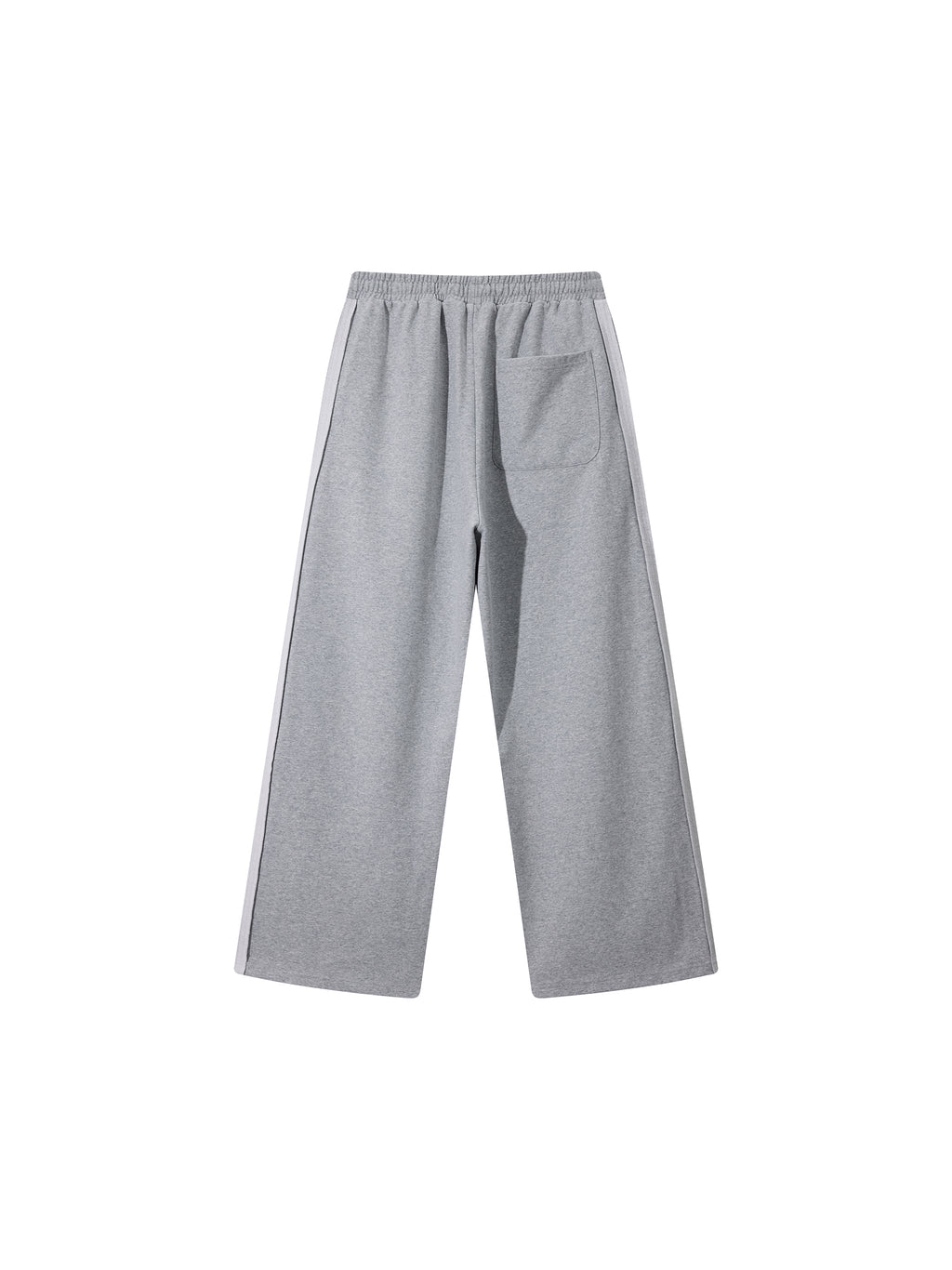 Spodnie Dresowe Contrast Tape Straight Leg – Nowrocky™ — wykończenie dołu nogawki
