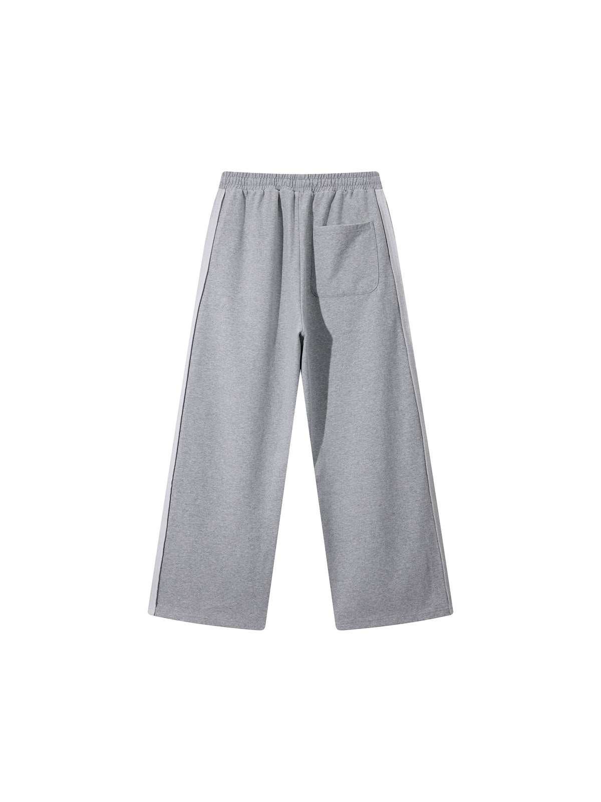 Spodnie Dresowe Contrast Tape Straight Leg – Nowrocky™ — wykończenie dołu nogawki