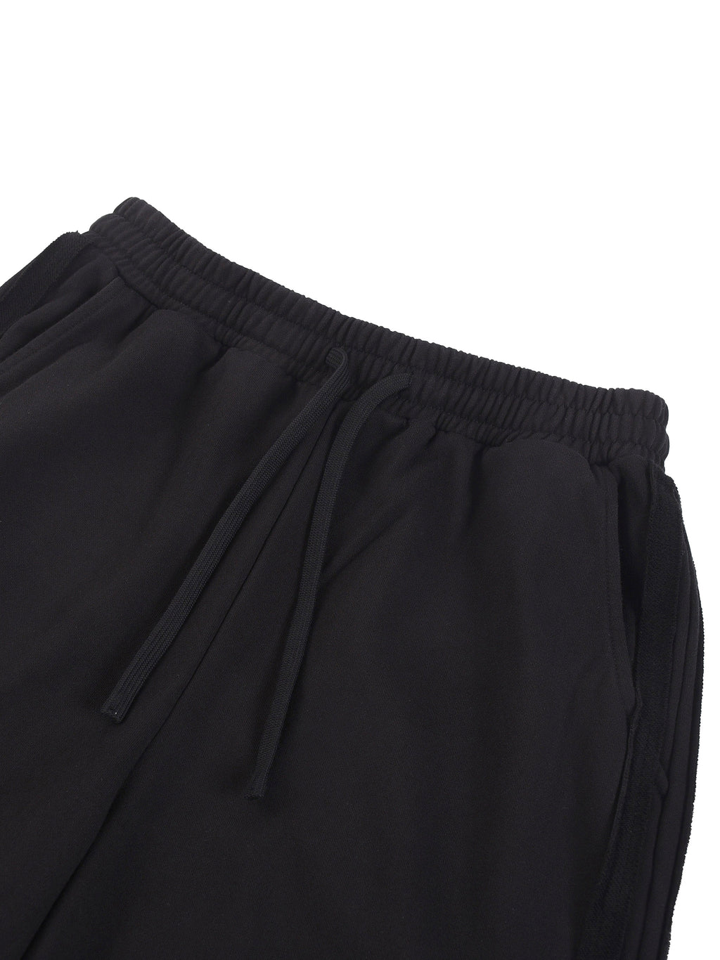 Spodnie Dresowe Contrast Tape Straight Leg – Nowrocky™ — zbliżenie na linię pasa z boku