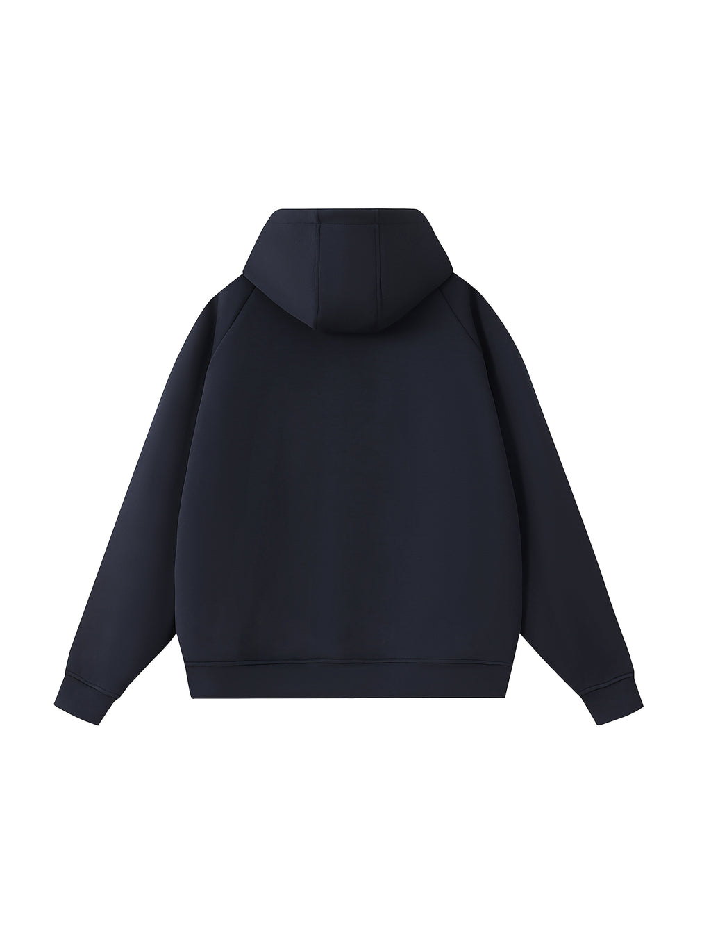 Bluza Zip Hoodie Raglan Heavyweight – Nowrocky™ — dolny ściągacz i szew boczny