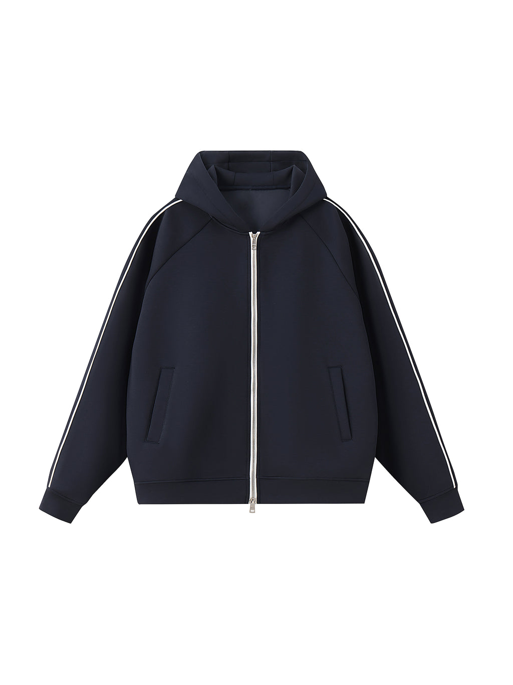 Bluza Zip Hoodie Raglan Heavyweight – Nowrocky™ — mankiet i ściągacz przy nadgarstku